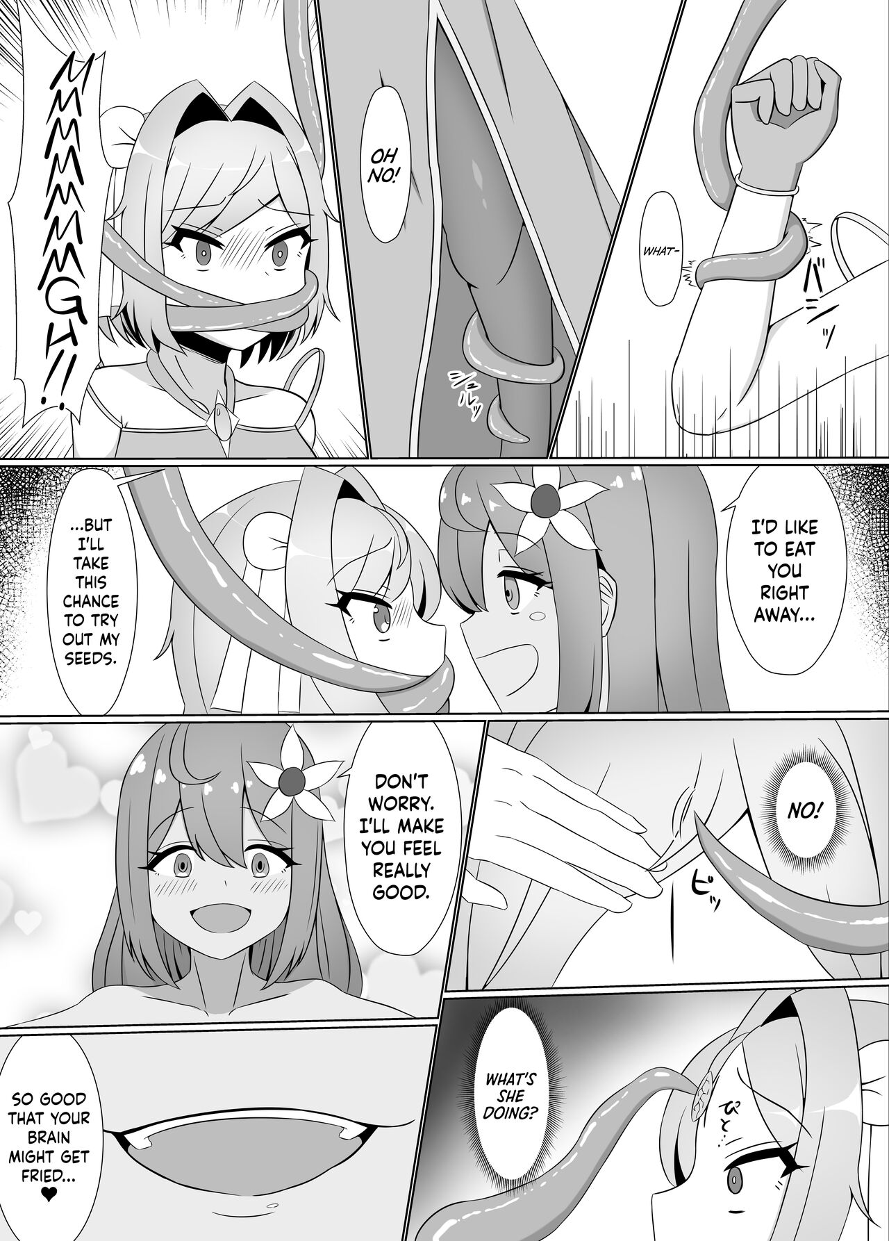 Black-Stained Yuri ~A Female Martial Artist Enslaved By An Alraune~ - Page 13