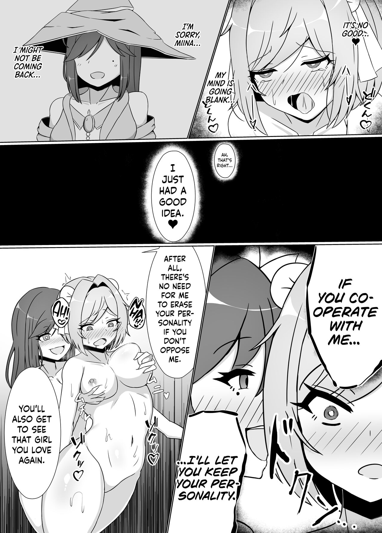 Black-Stained Yuri ~A Female Martial Artist Enslaved By An Alraune~ - Page 19