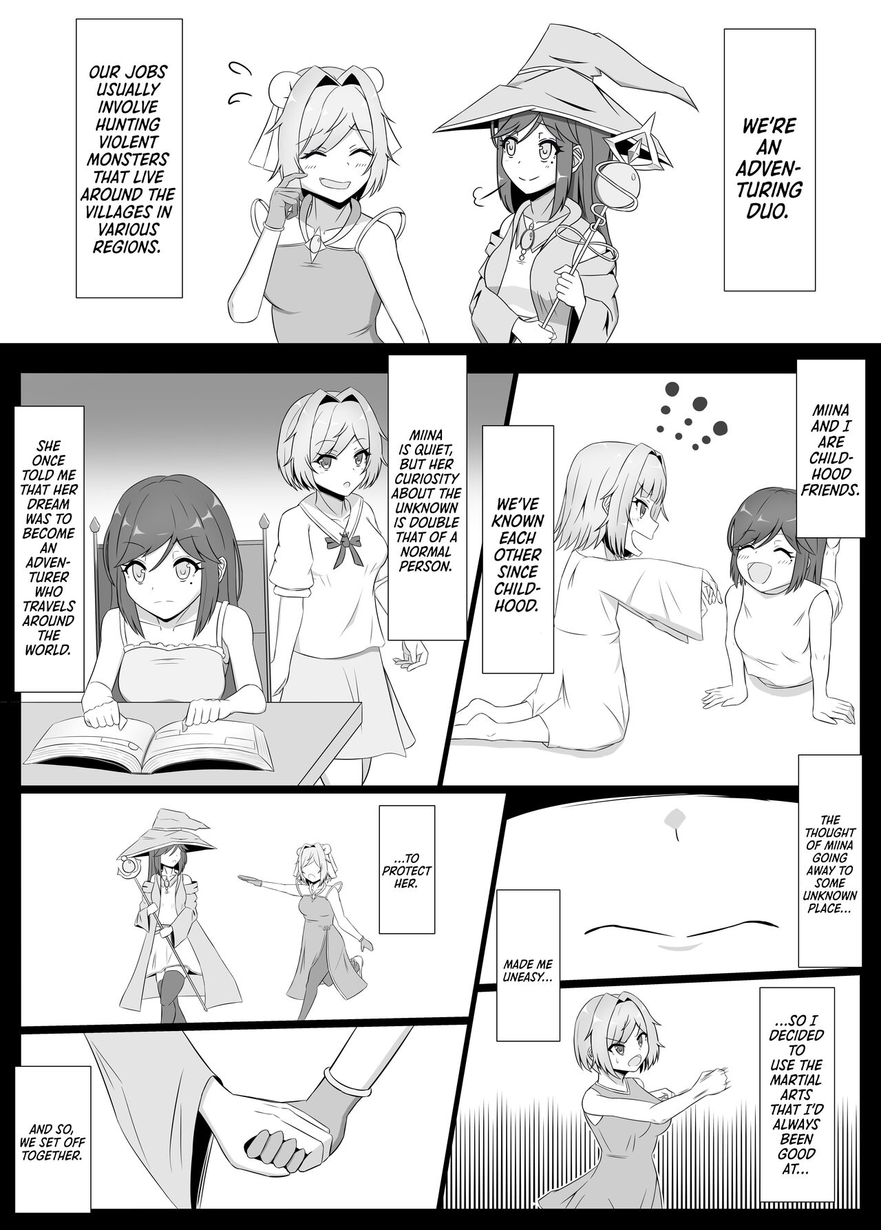 Black-Stained Yuri ~A Female Martial Artist Enslaved By An Alraune~ - Page 5