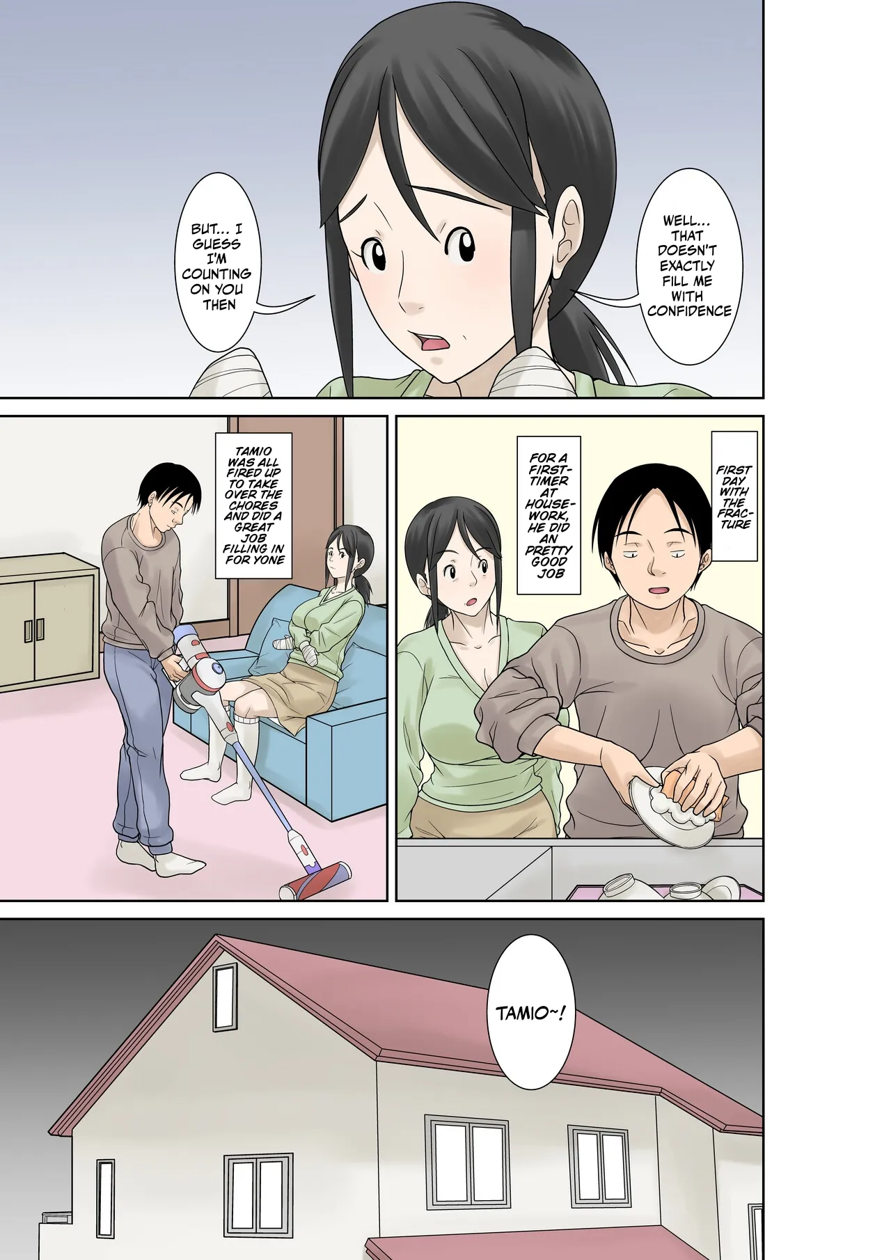 Since my mom broke both her hands, it’s my duty to take care of her. Episode 1 - Page 7