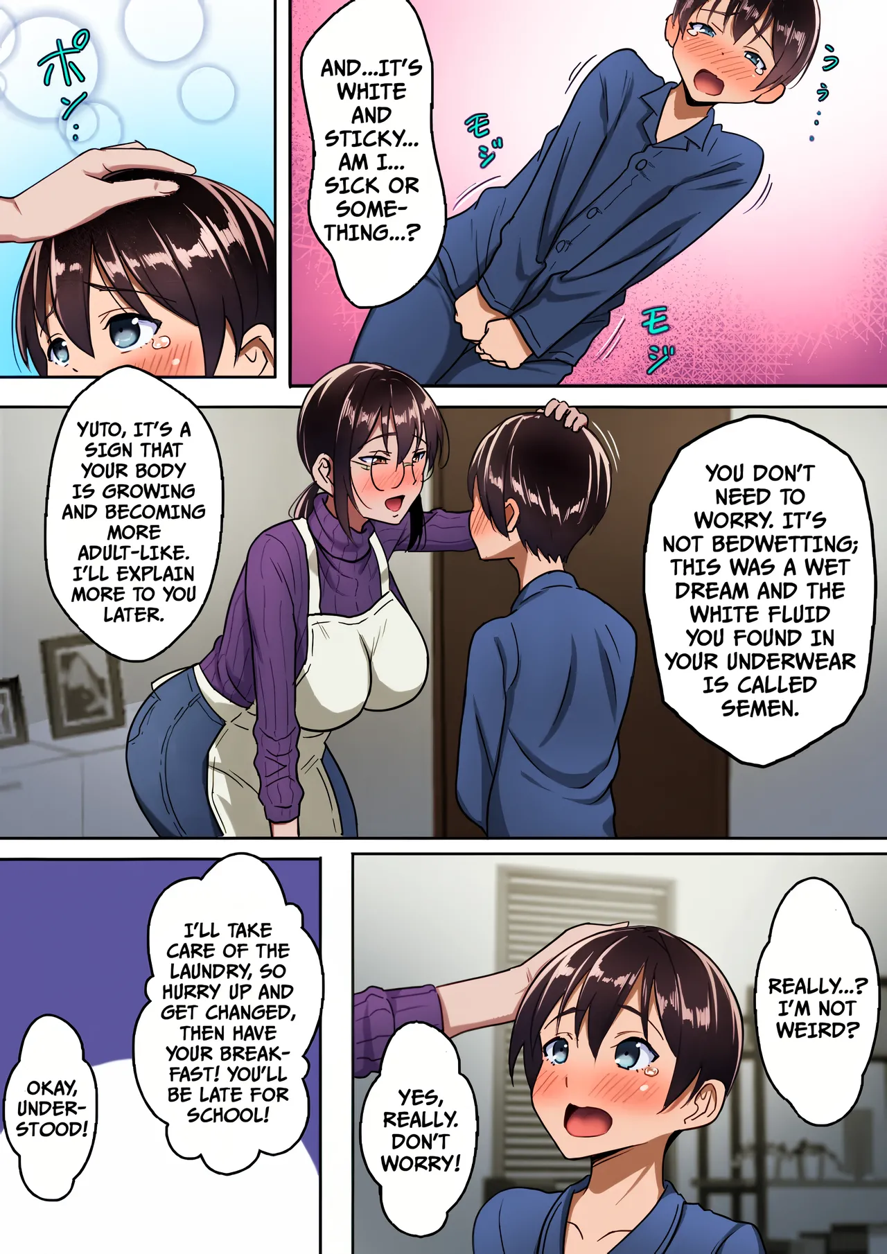 Mother & Son Bonding in a Poor Single-Parent Household Feels Good - Page 5