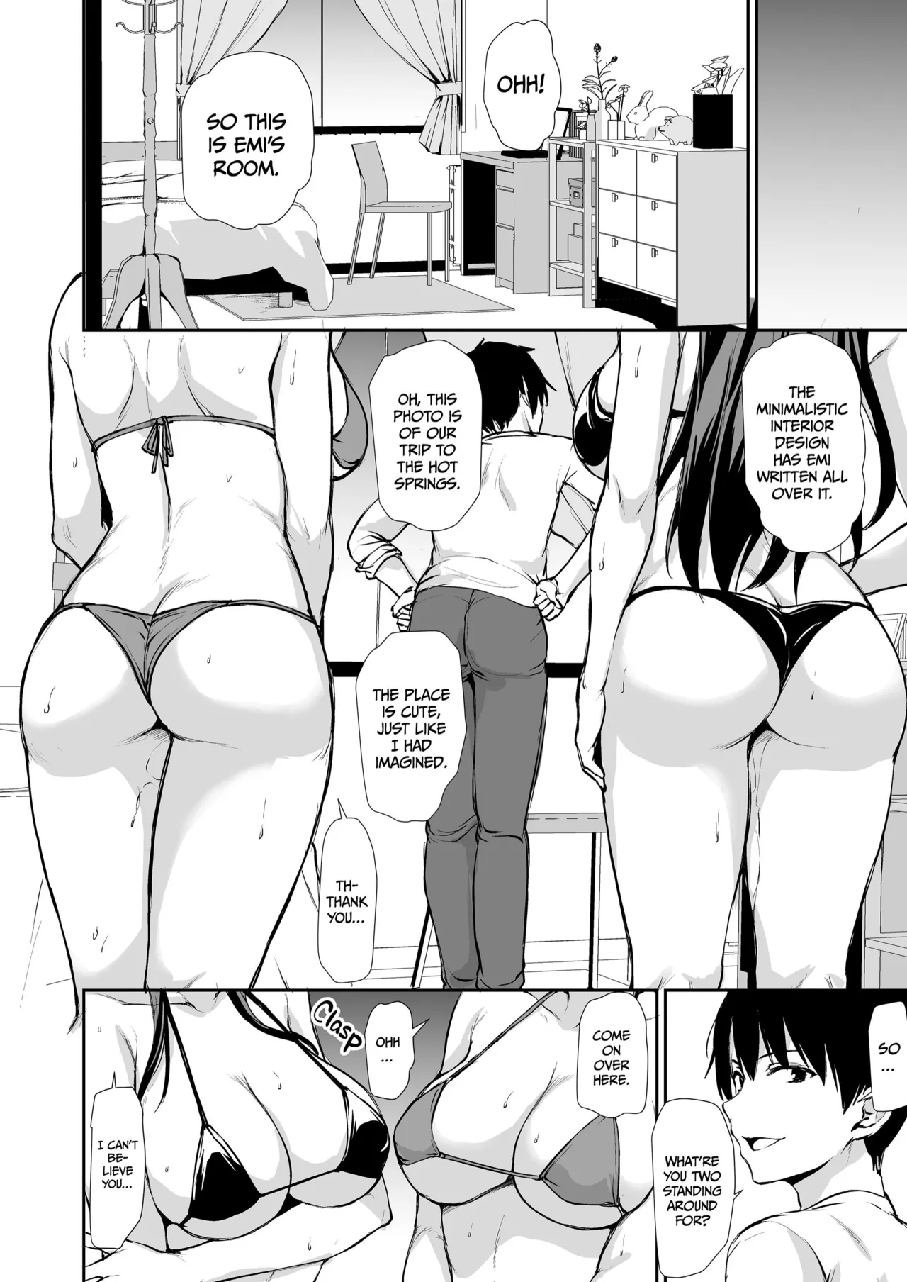 Kyonyuu Ga Futariinai To Bokkishinai Otto No Tame Ni Tomodachi O Tsuretekita Tsuma Chapter 1-3 - Page 147