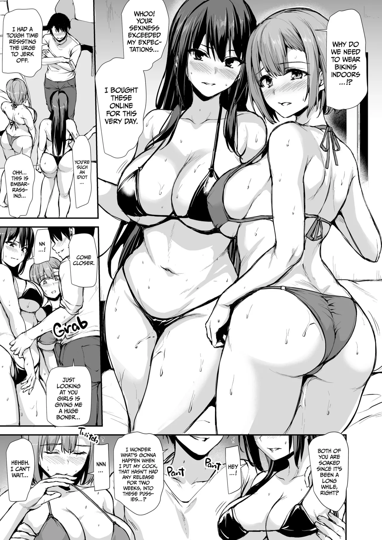 Kyonyuu Ga Futariinai To Bokkishinai Otto No Tame Ni Tomodachi O Tsuretekita Tsuma Chapter 1-3 - Page 148
