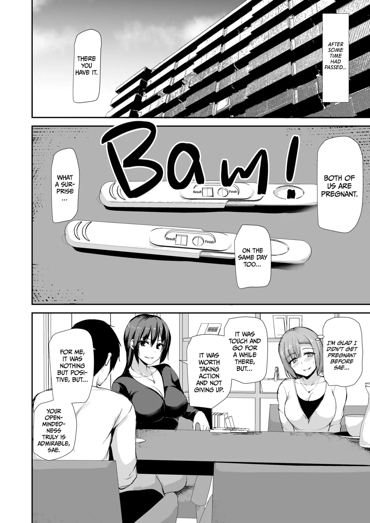 Kyonyuu Ga Futariinai To Bokkishinai Otto No Tame Ni Tomodachi O Tsuretekita Tsuma Chapter 1-3 - Page 201