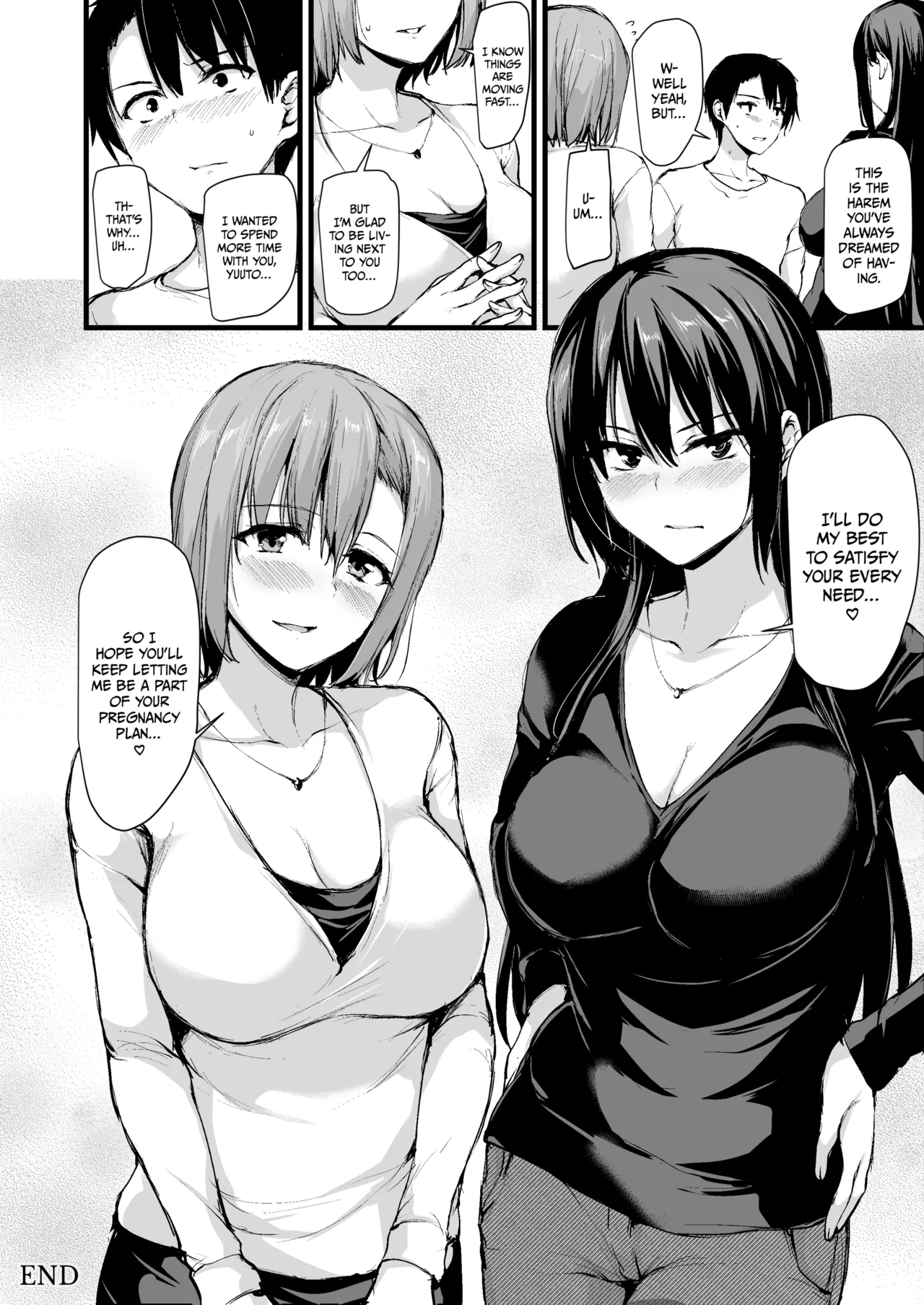 Kyonyuu Ga Futariinai To Bokkishinai Otto No Tame Ni Tomodachi O Tsuretekita Tsuma Chapter 1-3 - Page 55