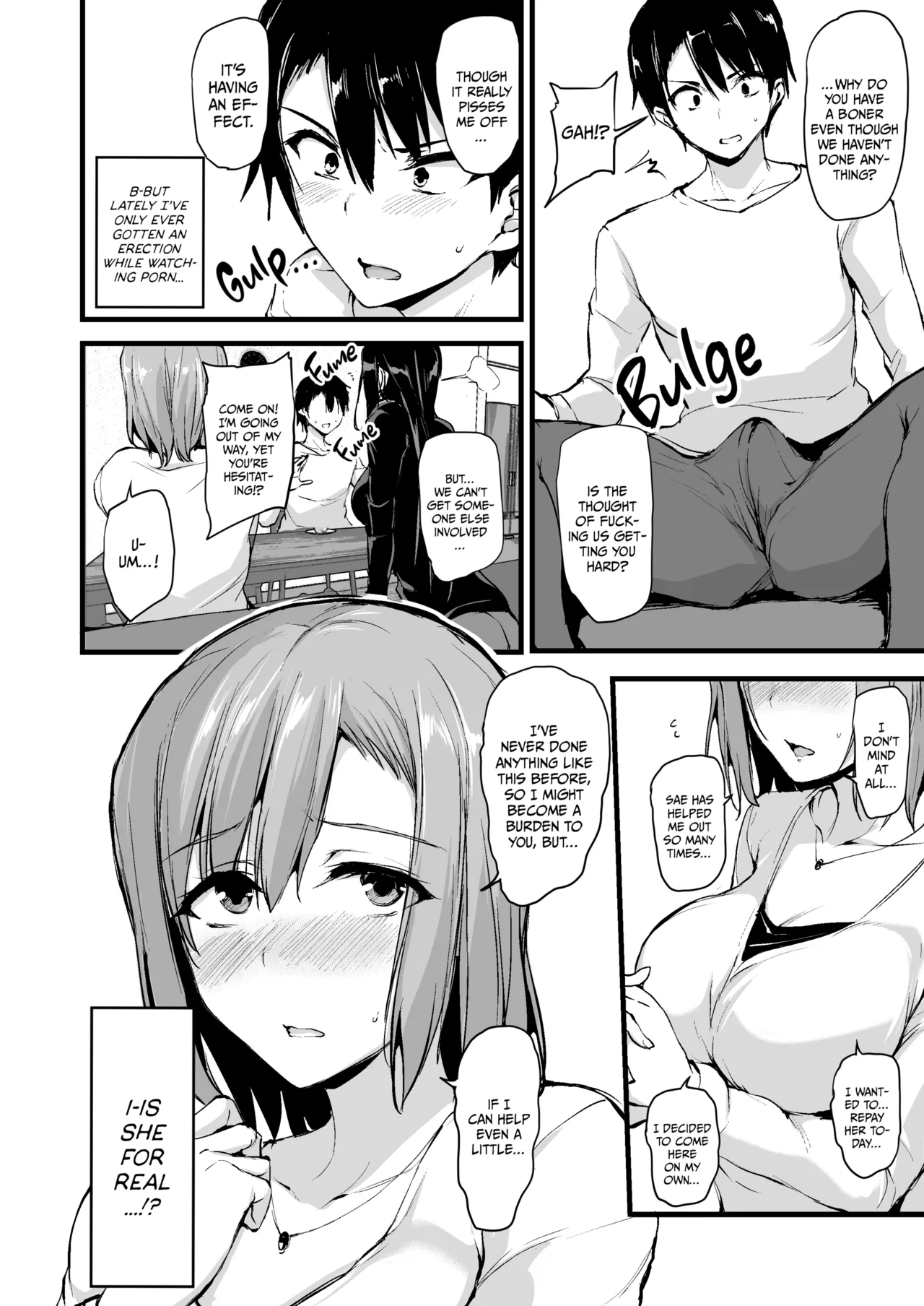 Kyonyuu Ga Futariinai To Bokkishinai Otto No Tame Ni Tomodachi O Tsuretekita Tsuma Chapter 1-3 - Page 7