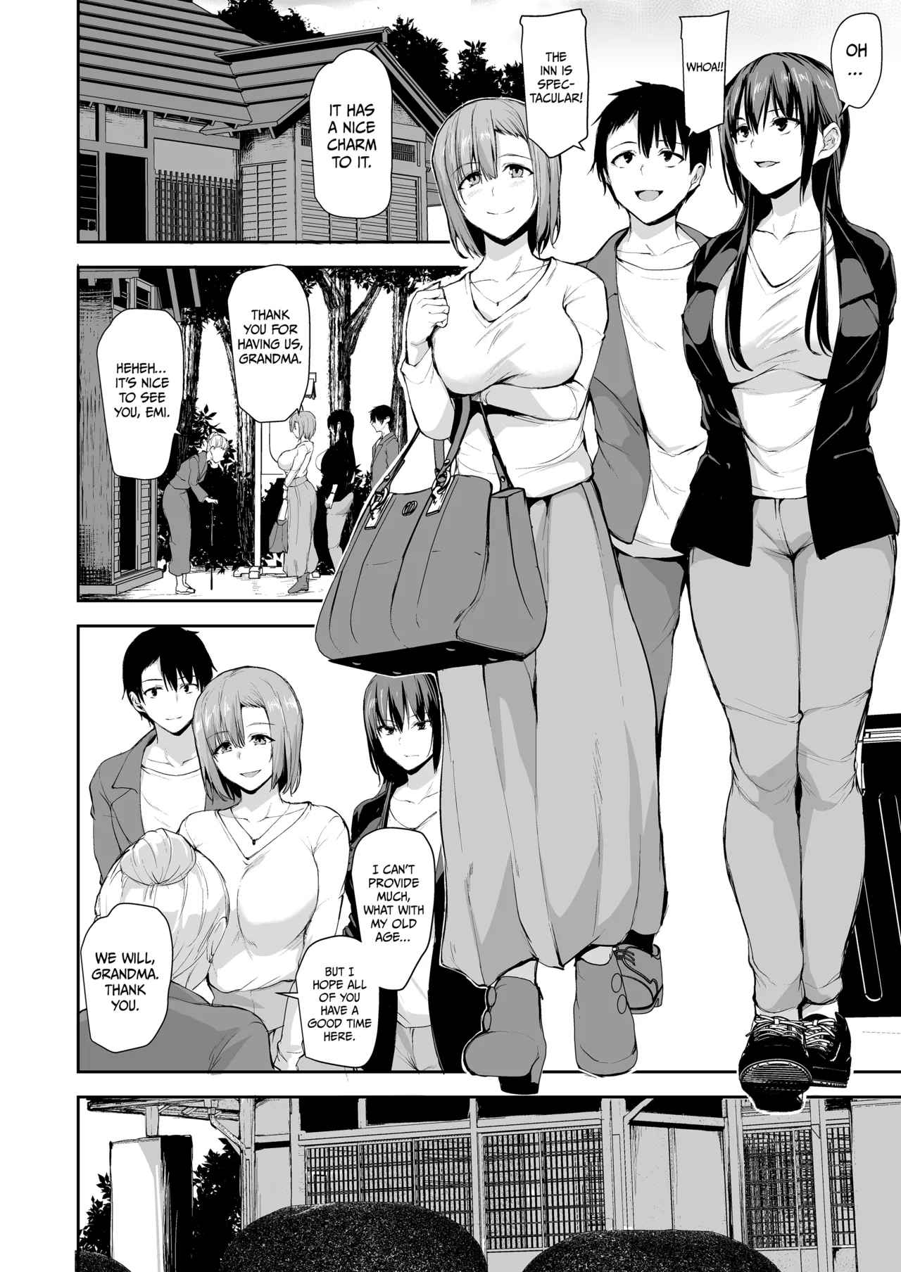 Kyonyuu Ga Futariinai To Bokkishinai Otto No Tame Ni Tomodachi O Tsuretekita Tsuma Chapter 1-3 - Page 74