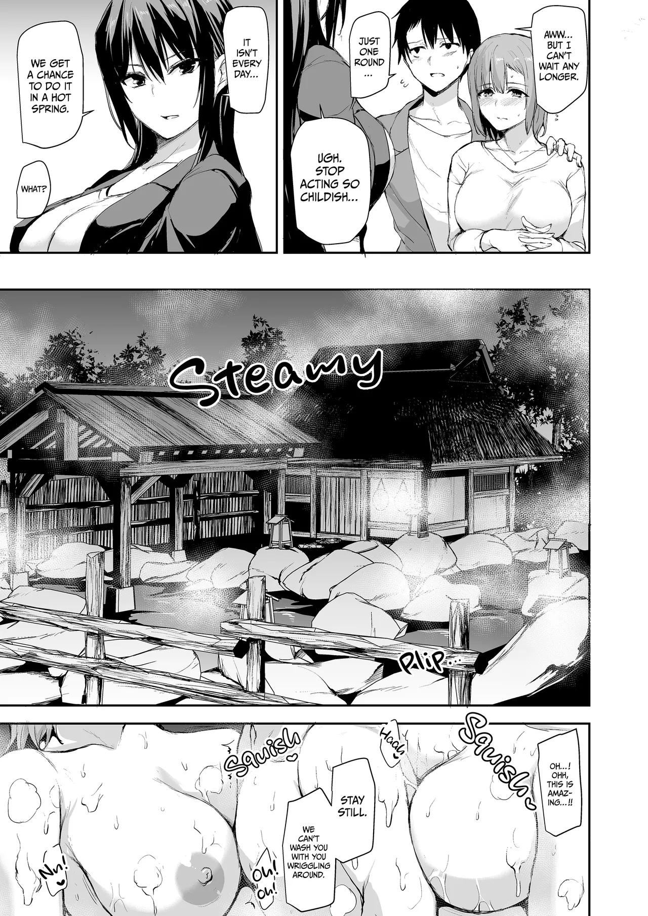 Kyonyuu Ga Futariinai To Bokkishinai Otto No Tame Ni Tomodachi O Tsuretekita Tsuma Chapter 1-3 - Page 77