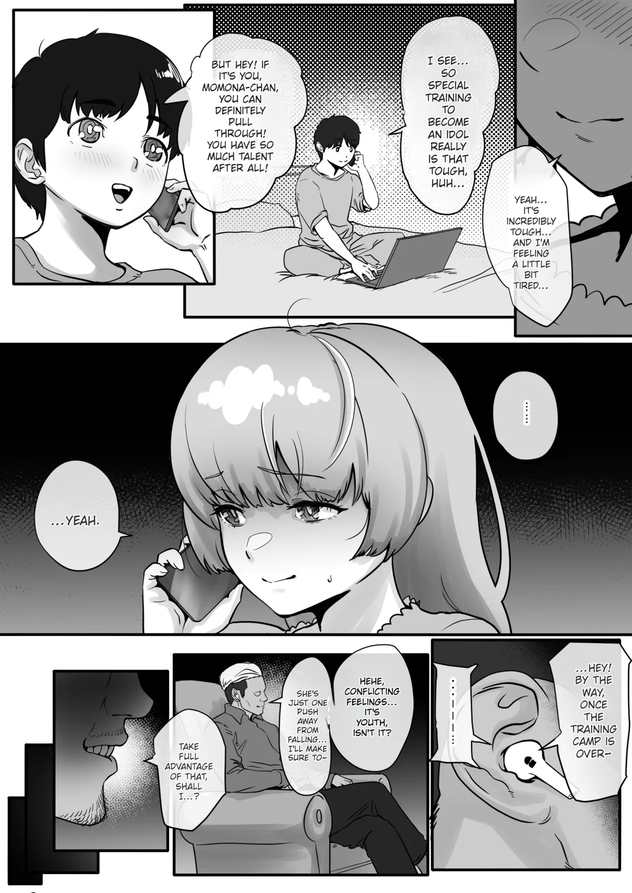 The Story of Momona-chan, an Aspiring Idol Who Was Supposed to End Up With Her Childhood Friend, but Ends Up Becoming an Older Man's Mistress. - Page 29