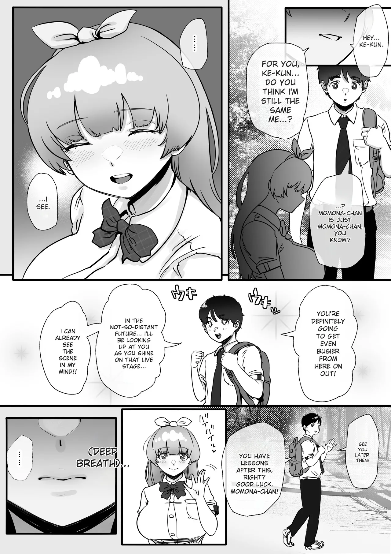 The Story of Momona-chan, an Aspiring Idol Who Was Supposed to End Up With Her Childhood Friend, but Ends Up Becoming an Older Man's Mistress. - Page 50
