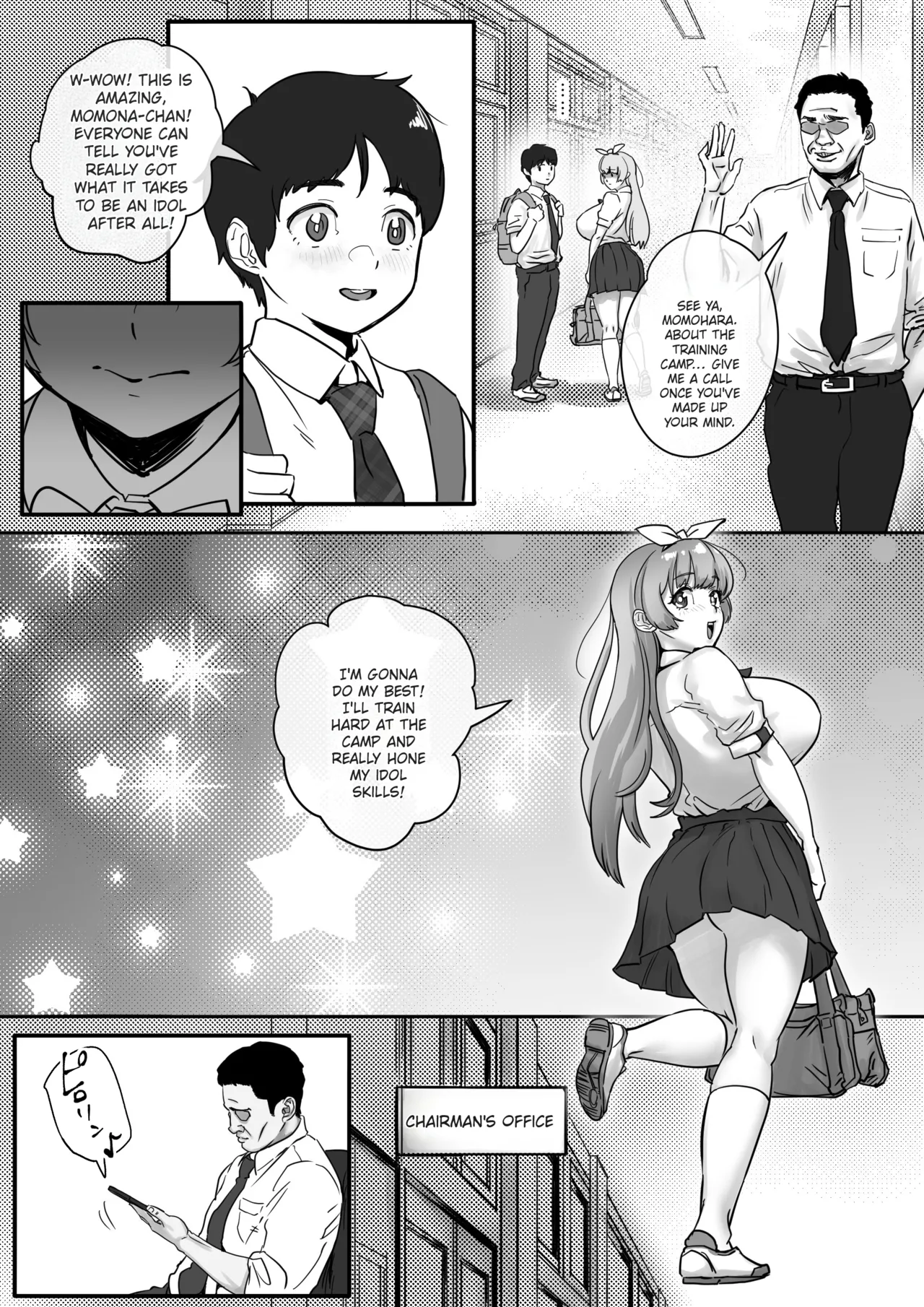 The Story of Momona-chan, an Aspiring Idol Who Was Supposed to End Up With Her Childhood Friend, but Ends Up Becoming an Older Man's Mistress. - Page 9