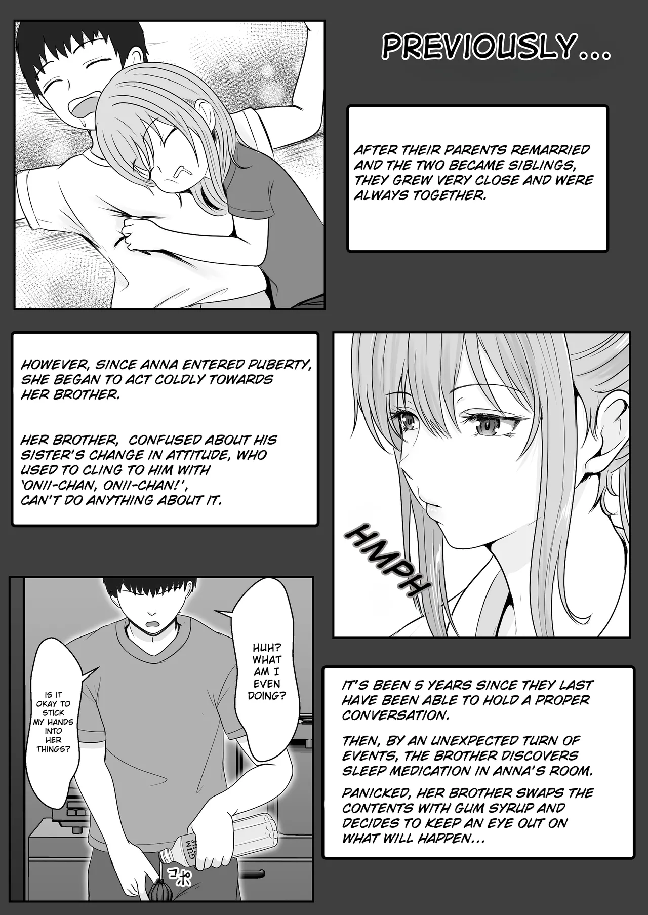 Half Gimai to no Amai Nichijou to Noumitsu Sex - Page 3