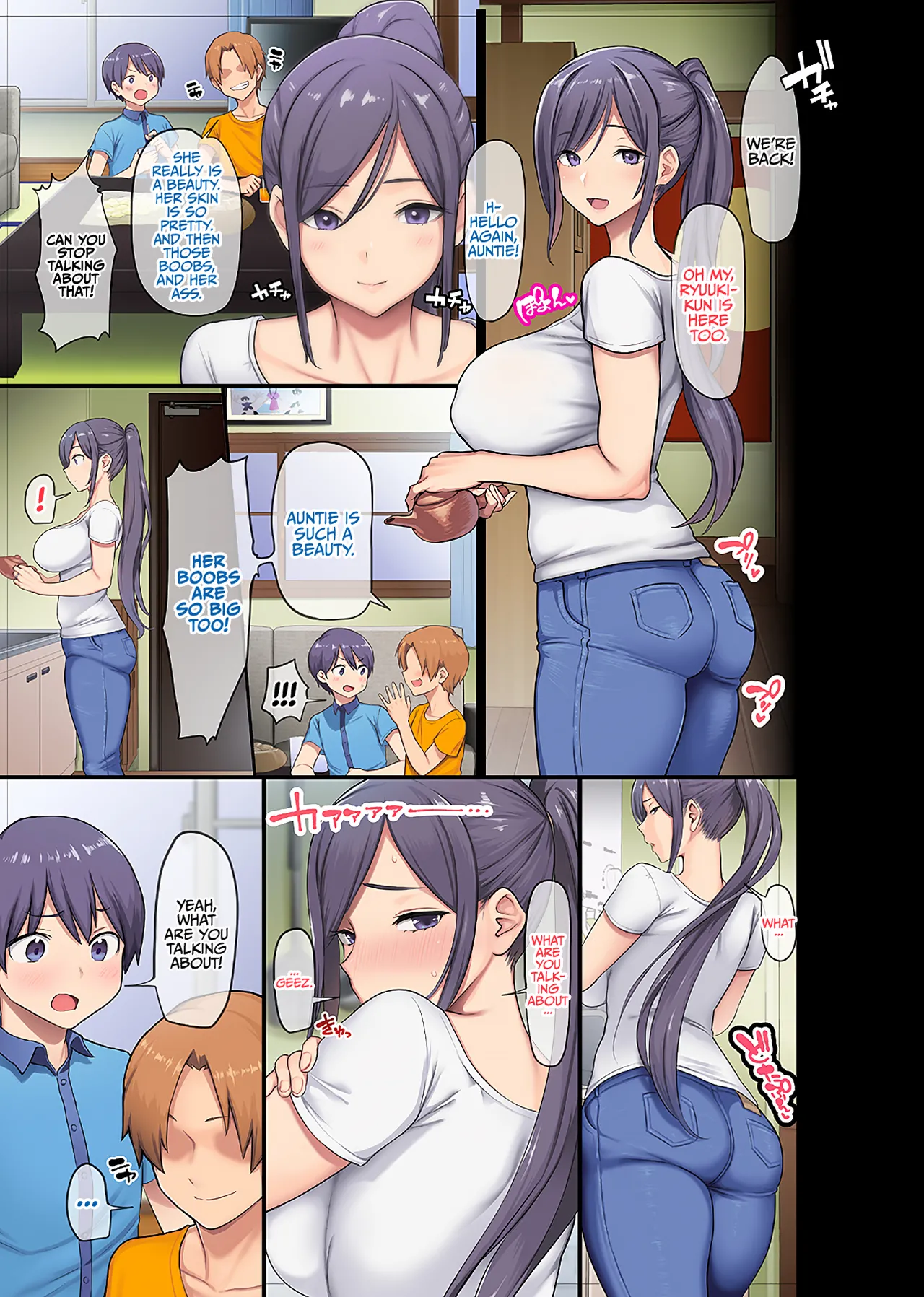 Giant Boobs Widow and Her Son's Very. Very Bad Friend (Fully Decensored) - Page 4