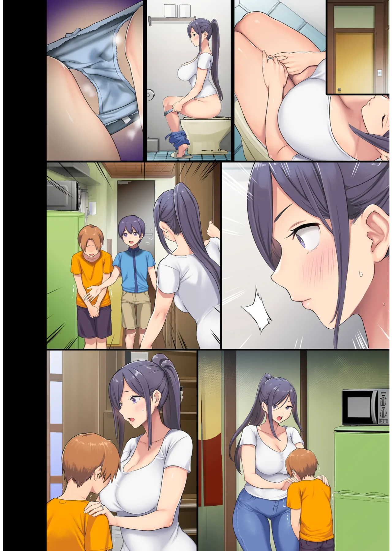 Giant Boobs Widow and Her Son's Very. Very Bad Friend (Fully Decensored) - Page 44