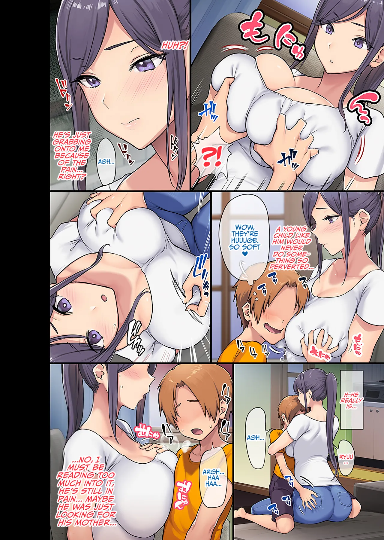 Giant Boobs Widow and Her Son's Very. Very Bad Friend (Fully Decensored) - Page 7