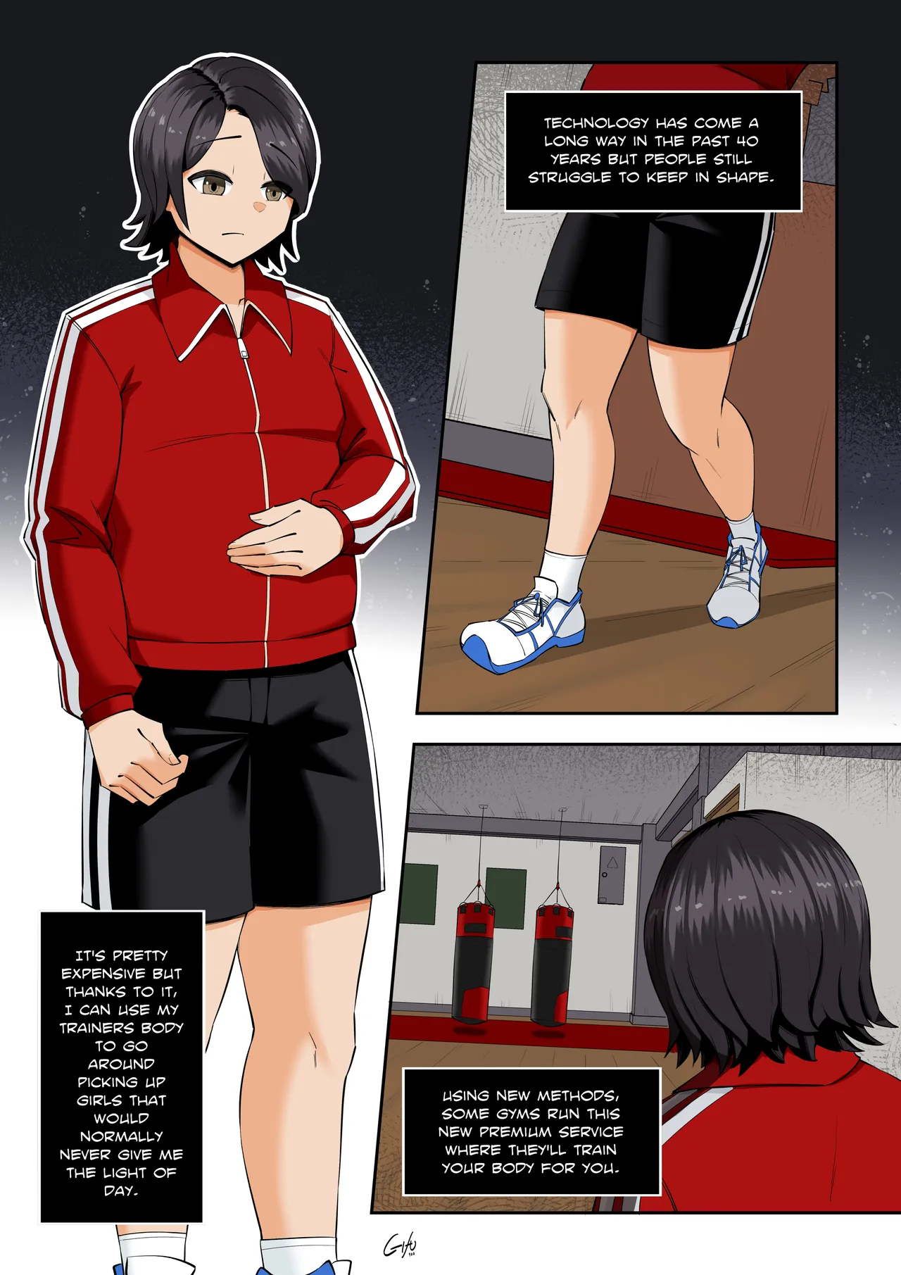 Kawaii Tsun'aho/ Swapping Gym Comic - Page 1