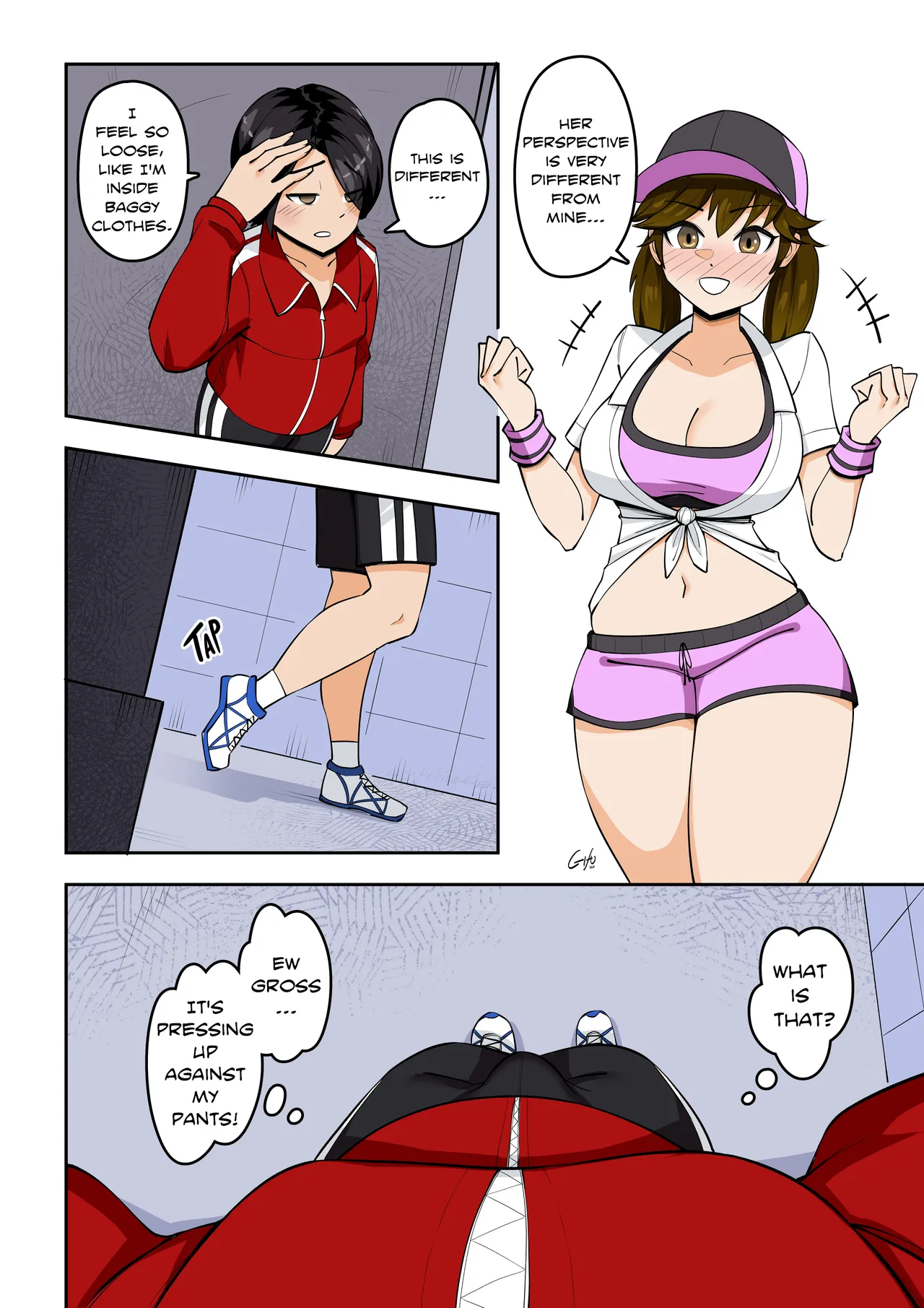 Kawaii Tsun'aho/ Swapping Gym Comic - Page 12