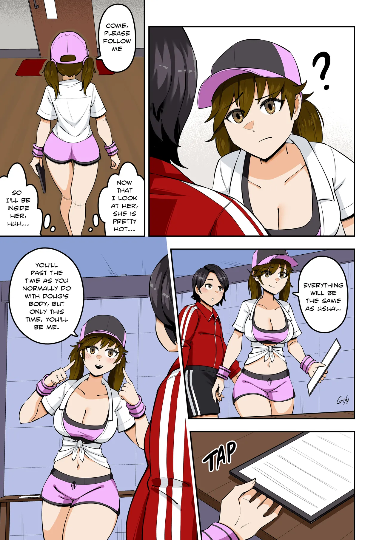 Kawaii Tsun'aho/ Swapping Gym Comic - Page 7