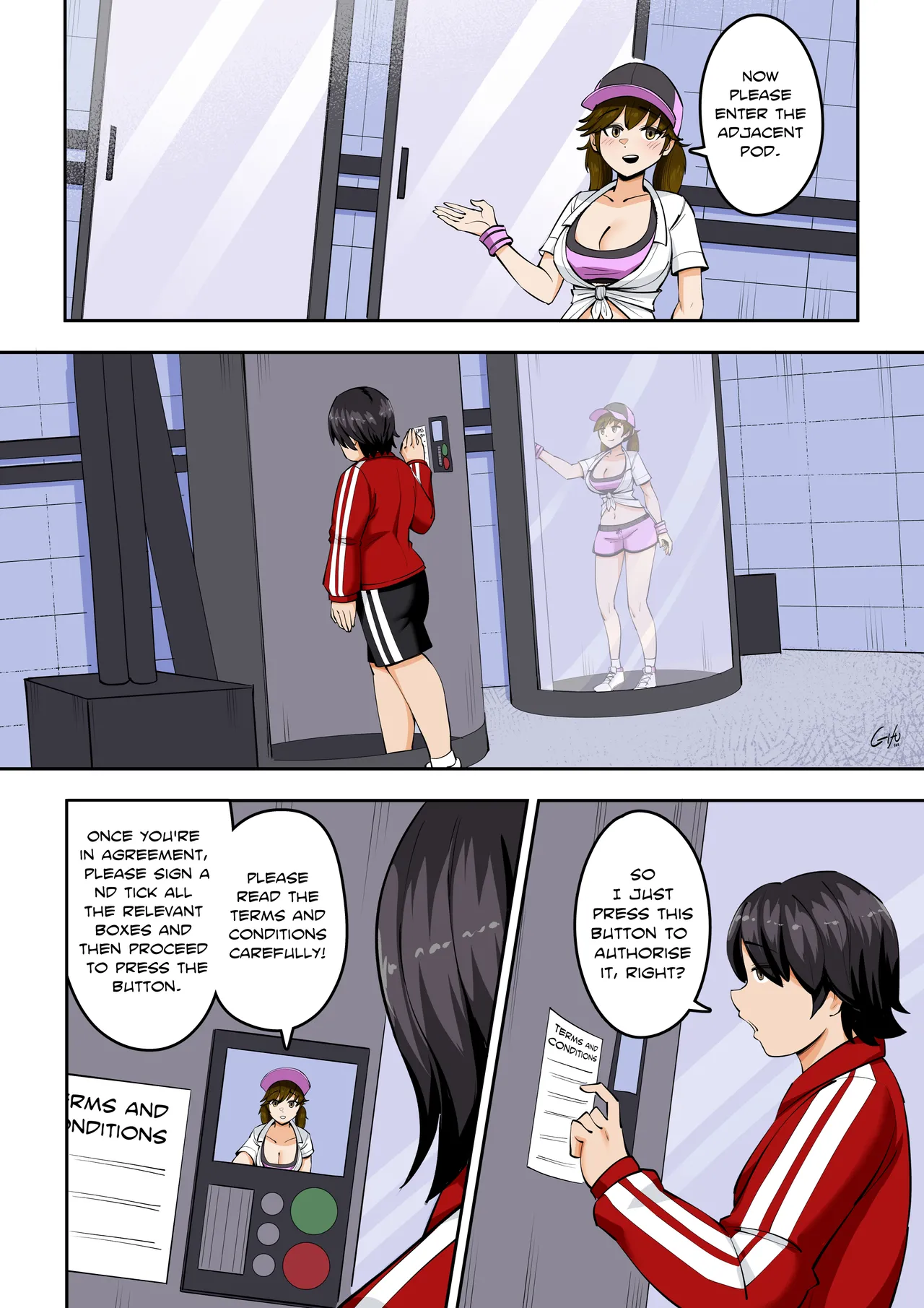 Kawaii Tsun'aho/ Swapping Gym Comic - Page 8