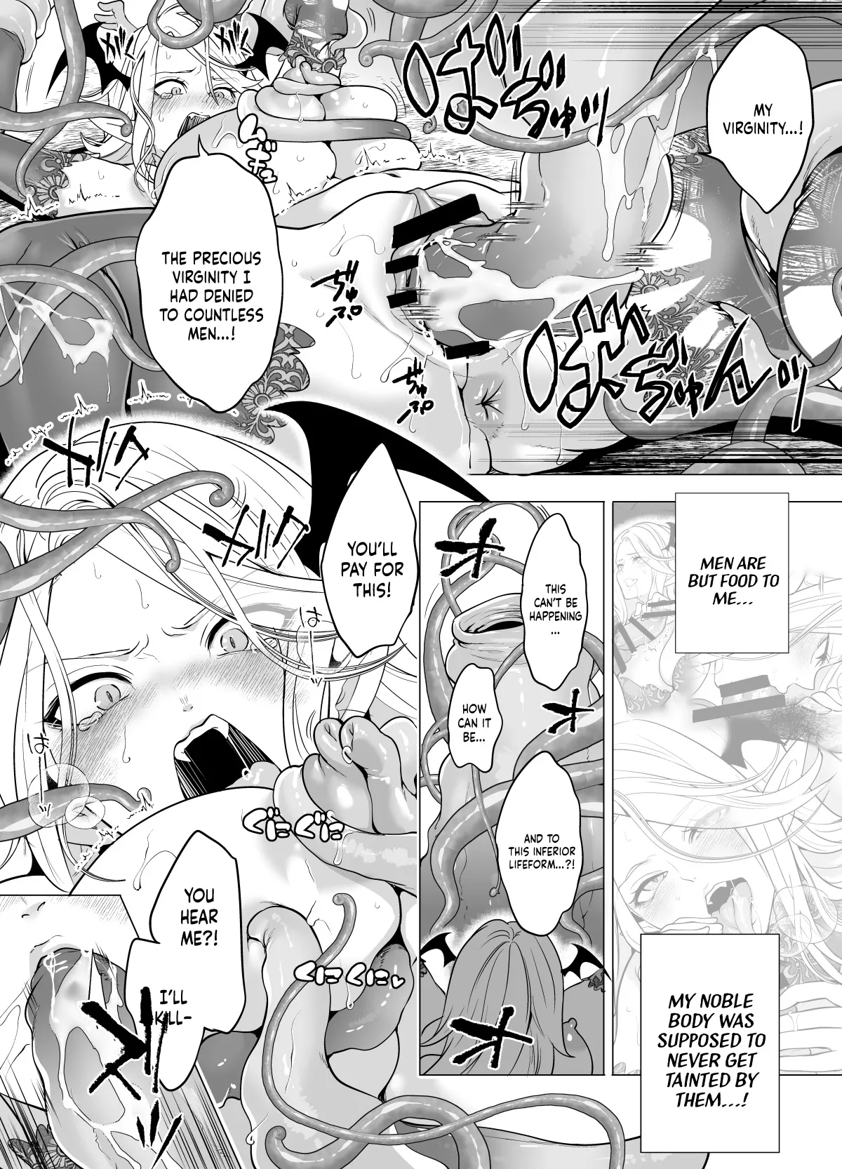 Haughty Succubus Gets Put In Her Place By Being Knocked Up With Tentacles! - Page 13