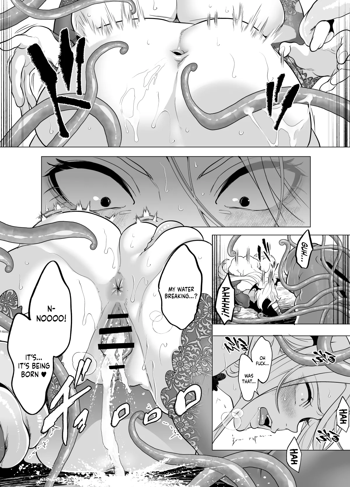 Haughty Succubus Gets Put In Her Place By Being Knocked Up With Tentacles! - Page 23