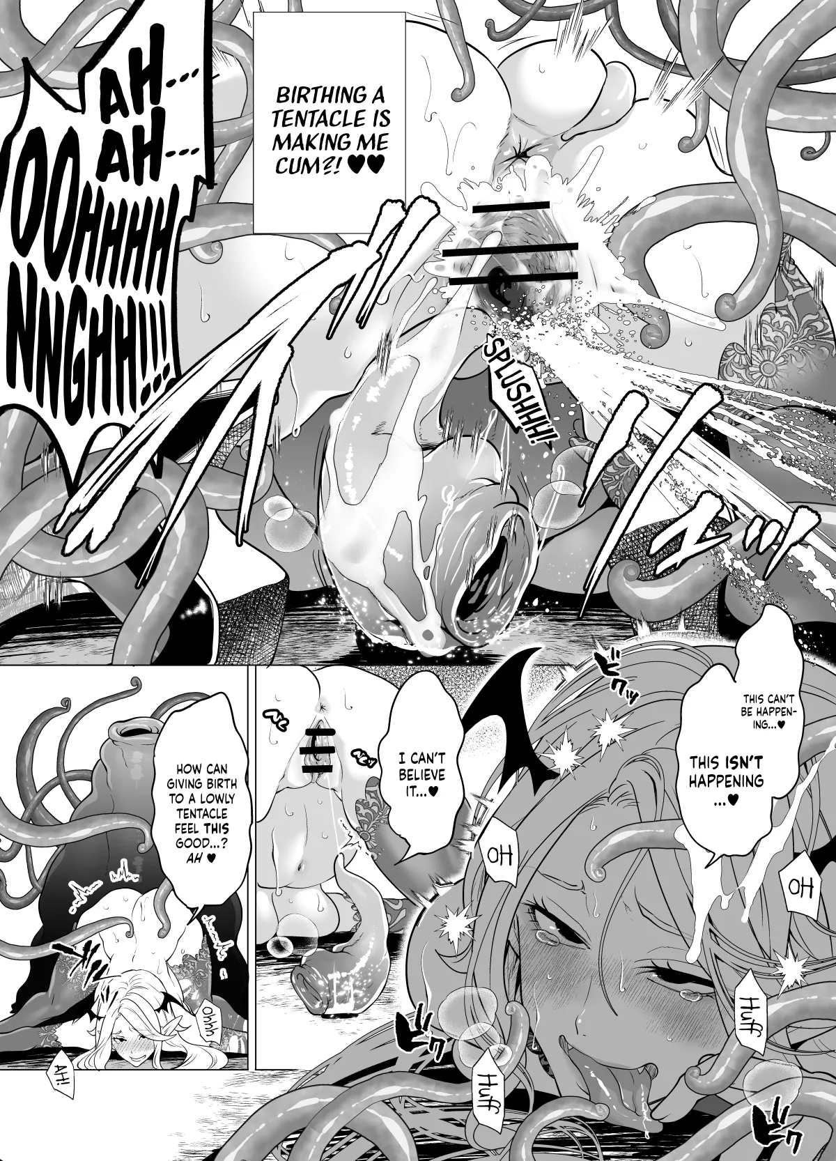 Haughty Succubus Gets Put In Her Place By Being Knocked Up With Tentacles! - Page 25