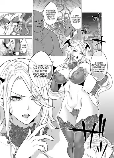 Haughty Succubus Gets Put In Her Place By Being Knocked Up With Tentacles! - Page 3