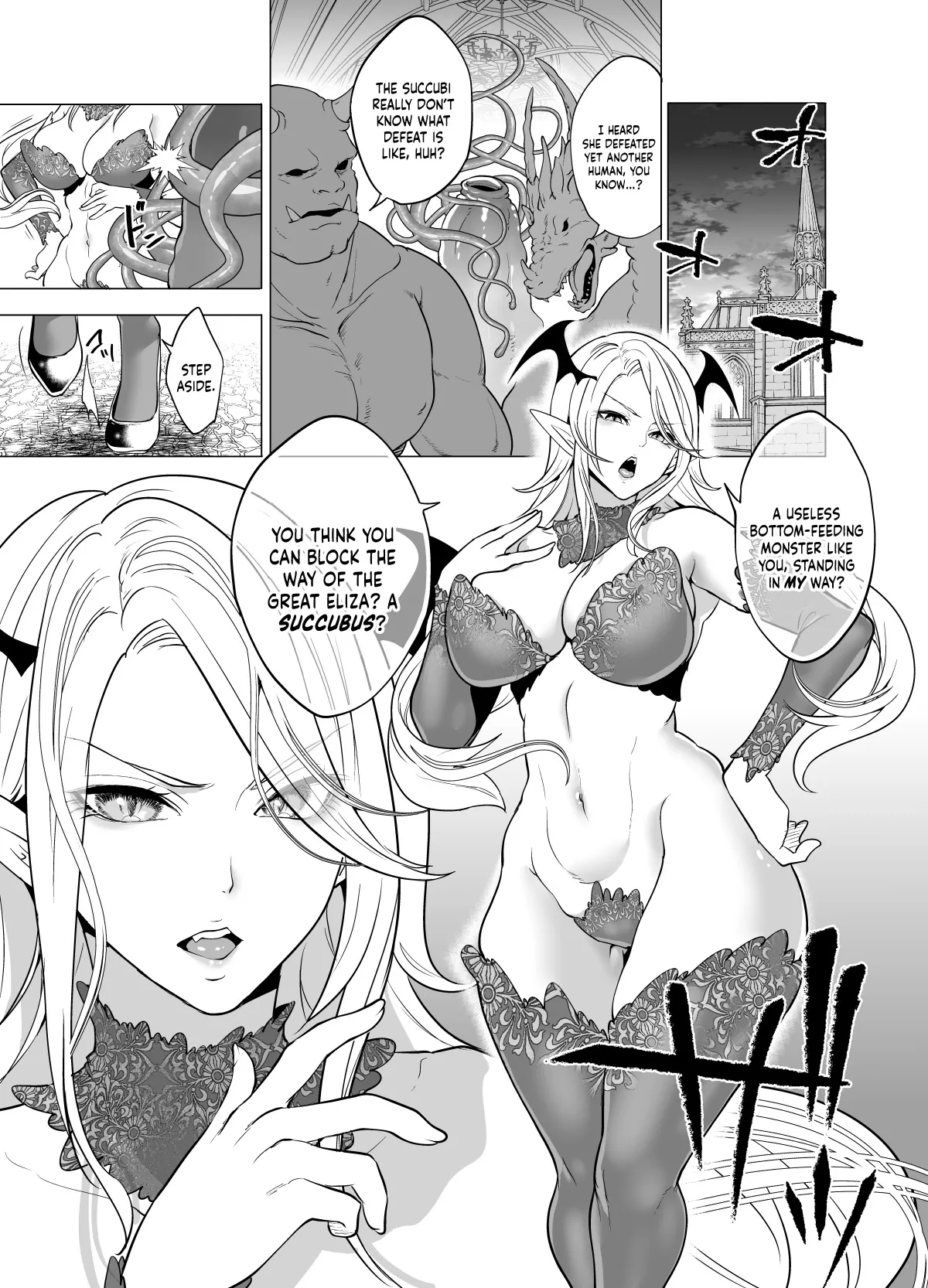 Haughty Succubus Gets Put In Her Place By Being Knocked Up With Tentacles! - Page 3