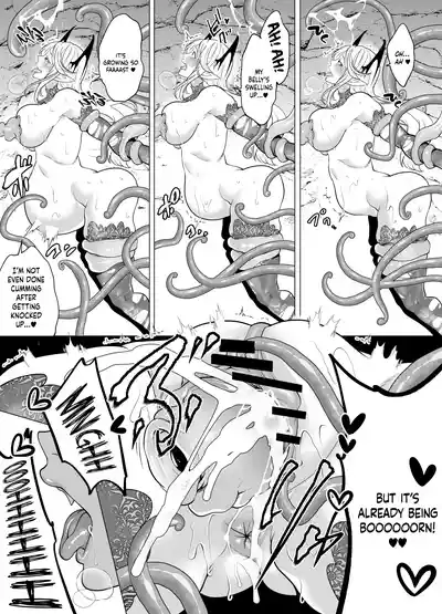 Haughty Succubus Gets Put In Her Place By Being Knocked Up With Tentacles! - Page 33