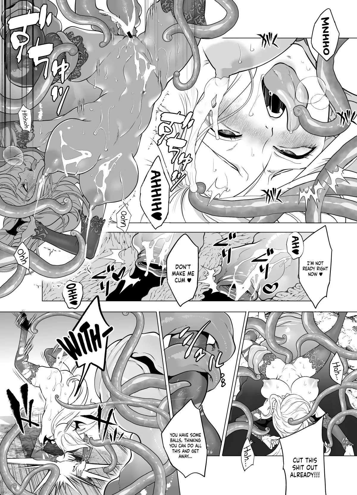 Haughty Succubus Gets Put In Her Place By Being Knocked Up With Tentacles! - Page 42