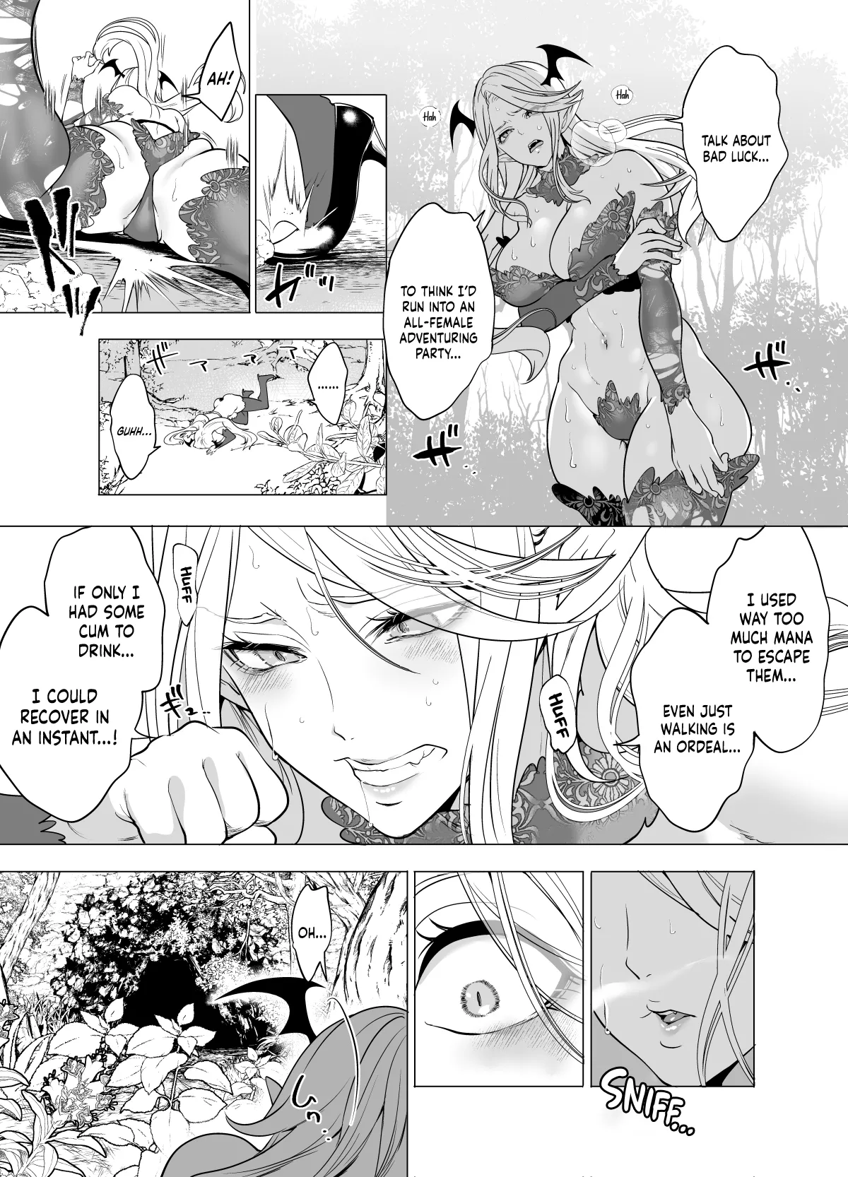 Haughty Succubus Gets Put In Her Place By Being Knocked Up With Tentacles! - Page 6