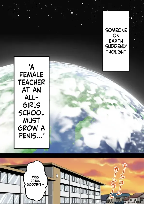 Joshikou no Futanari Kyoushi, ga Chinpo de Gakkyu Houkai - Page 3