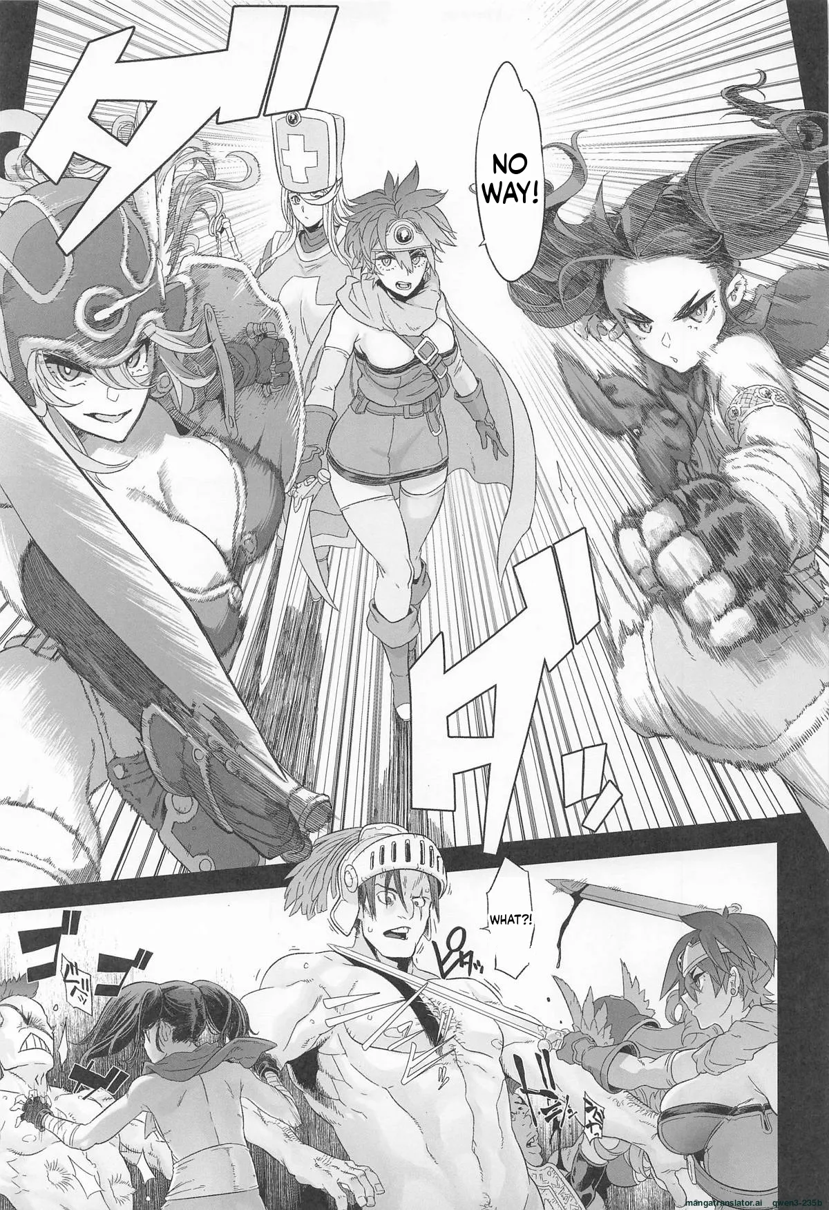 Onna Yuusha no Tabi 7 Yoru no Machi no Onna Boukensha - Page 15
