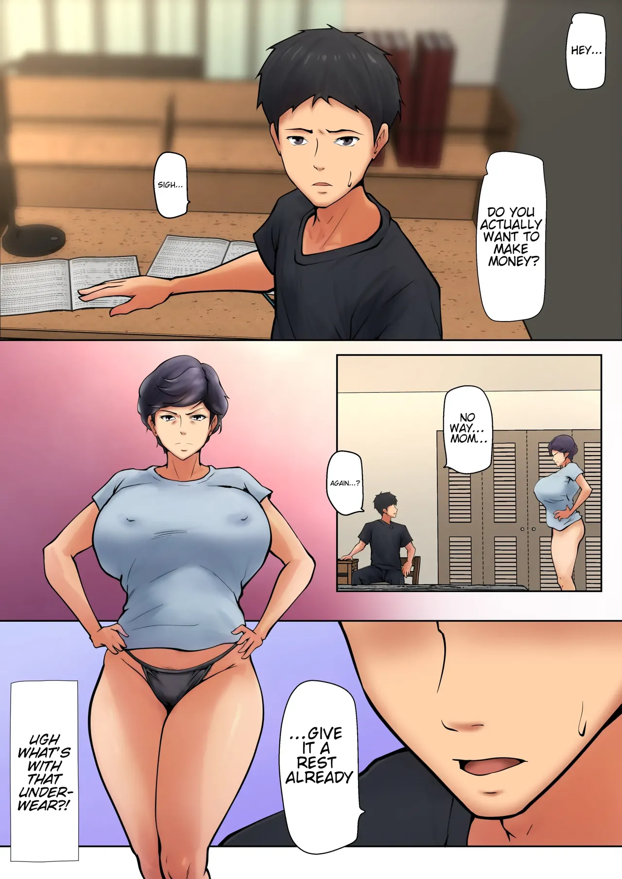 I guess I have no choice but to have sex with my mom. - Page 285