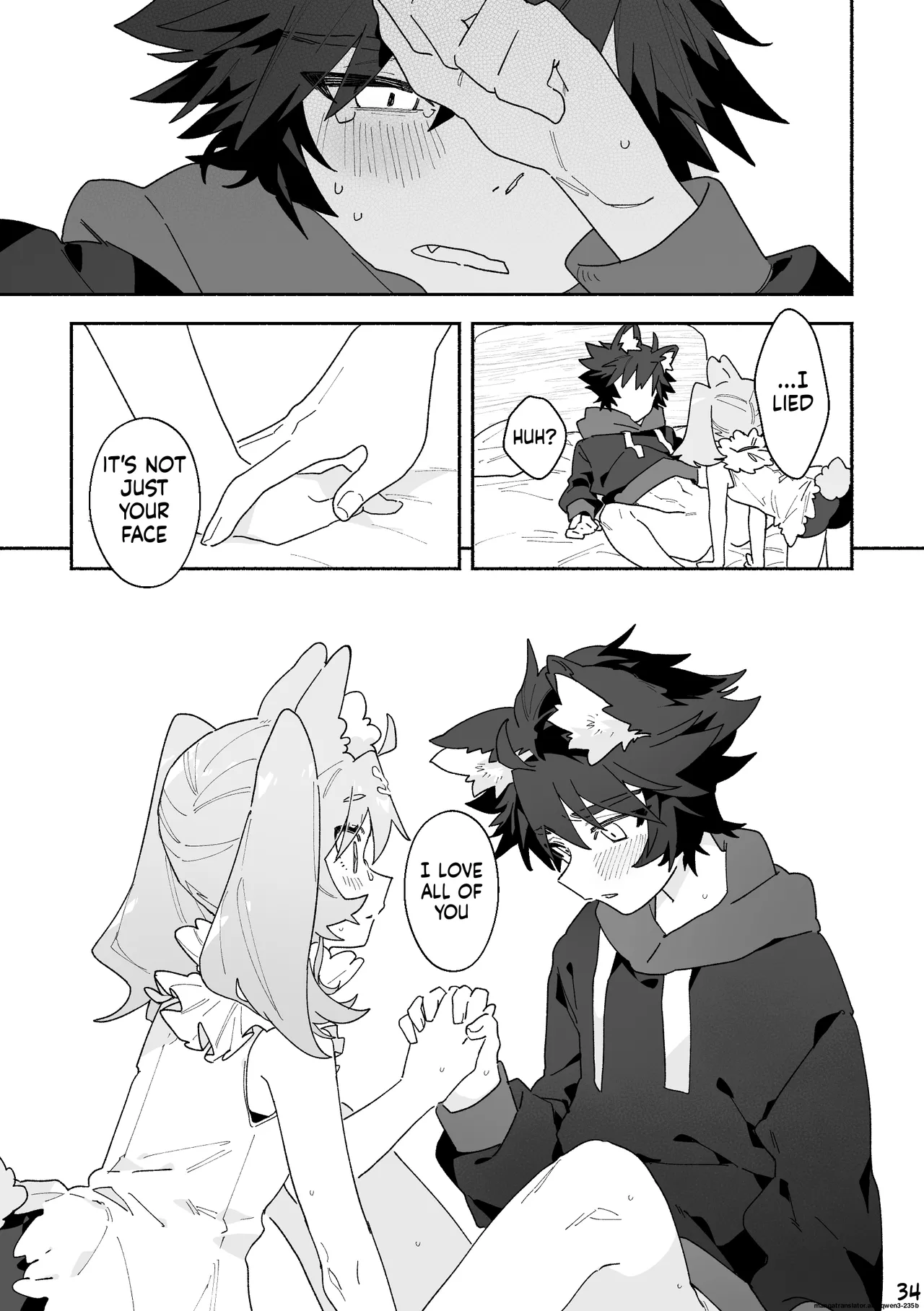 ♂ ga Uke. Usagi-chan x Ookami-kun - Page 34