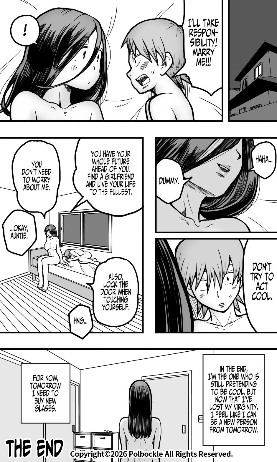 A Plain Late 30's Virgin Aunt Gives In To Lust For Rude Nephew - Page 45
