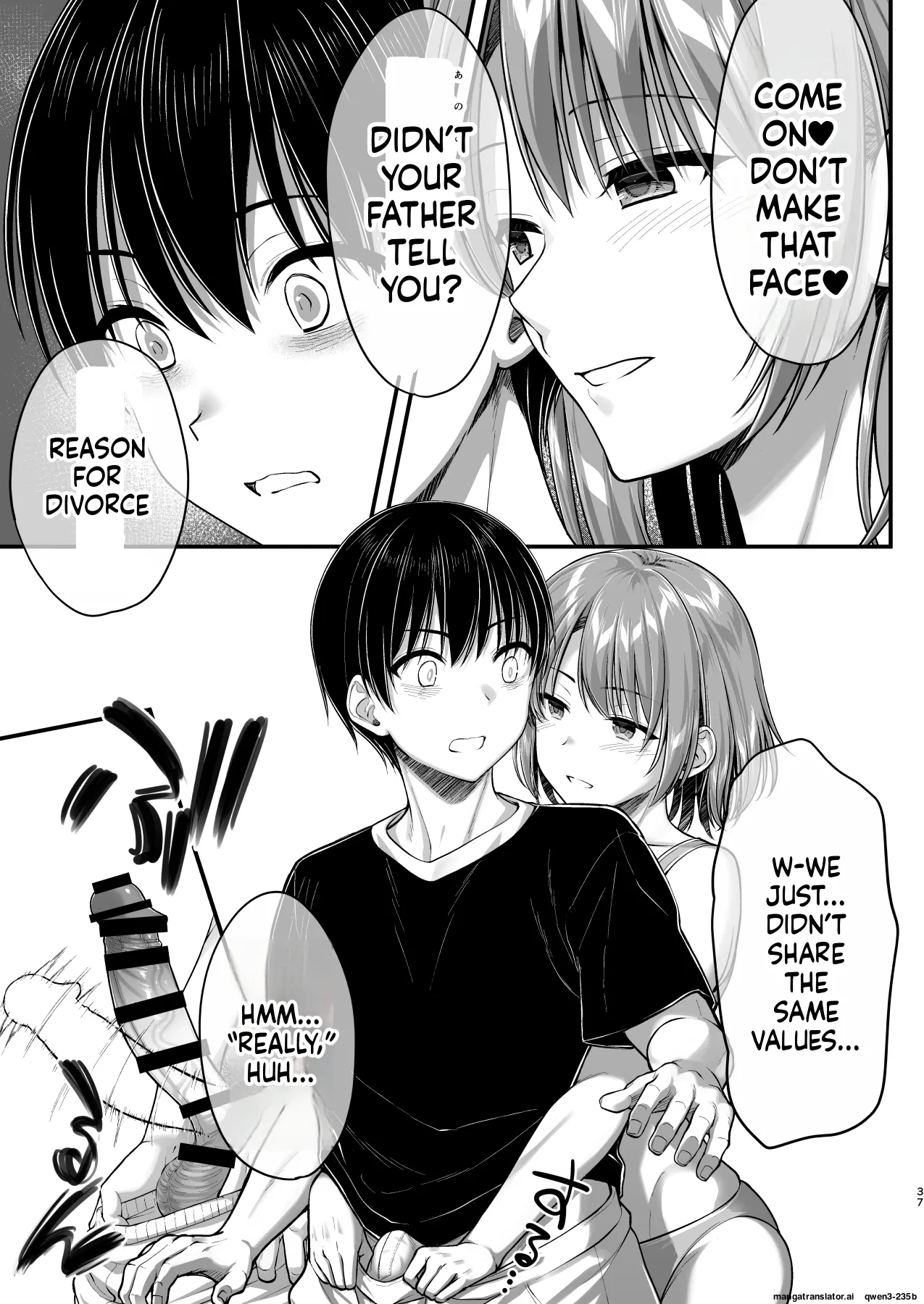 Kon'na Sukebena Karada de Hahaoya wa Muridaro! Muboubi sugiru Haha de Nuki makuru Hibi Remake - Page 37