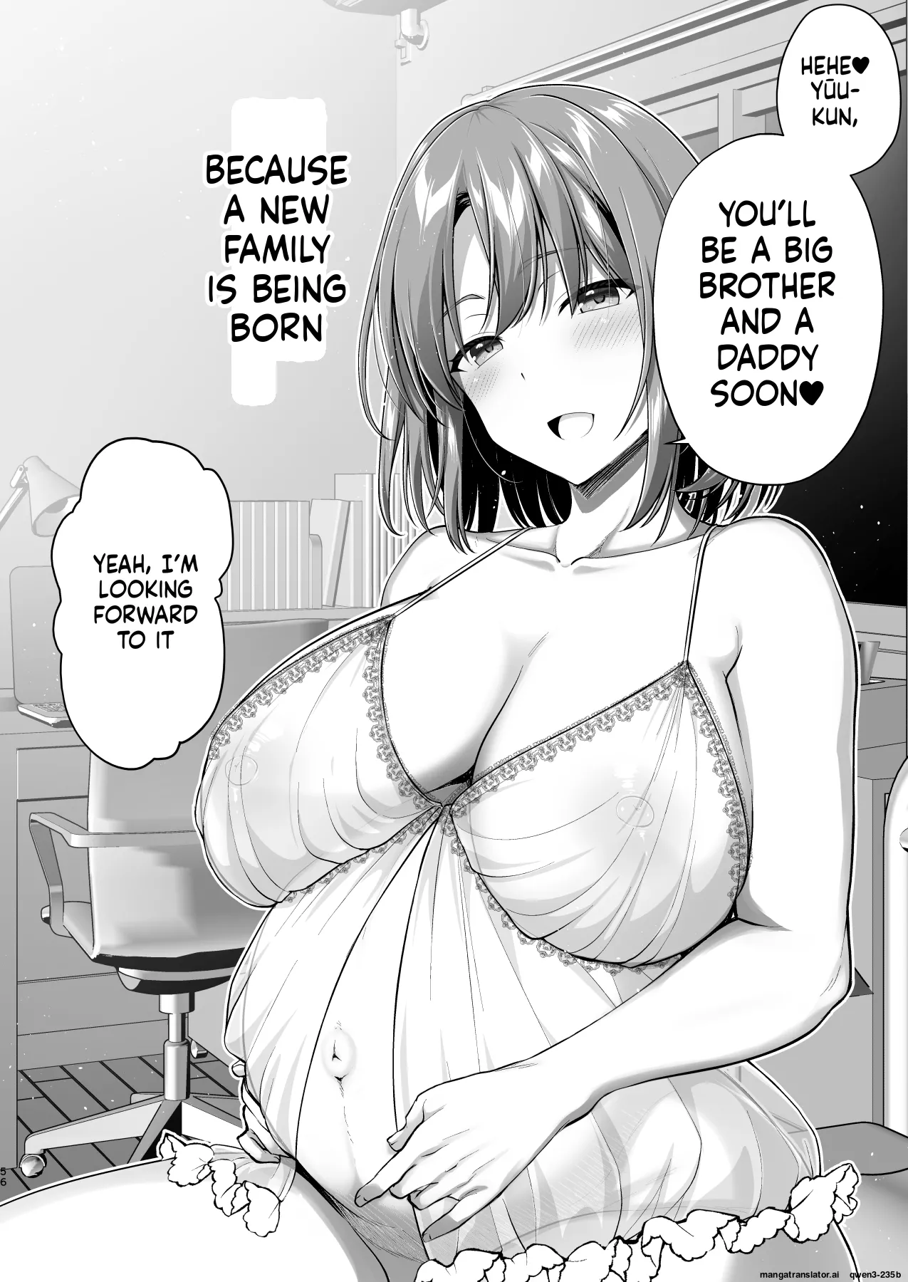 Kon'na Sukebena Karada de Hahaoya wa Muridaro! Muboubi sugiru Haha de Nuki makuru Hibi Remake - Page 56