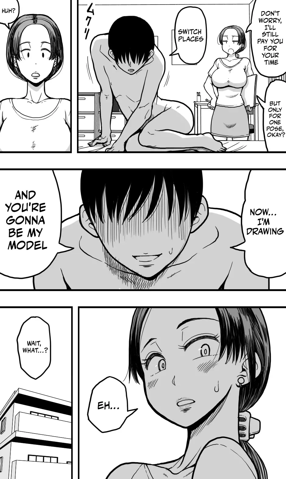 I was Acting as a Nude Model for My Mom, but then... I Caught a Glimpse of Her Panties, Got a Boner, and Well... - Page 10