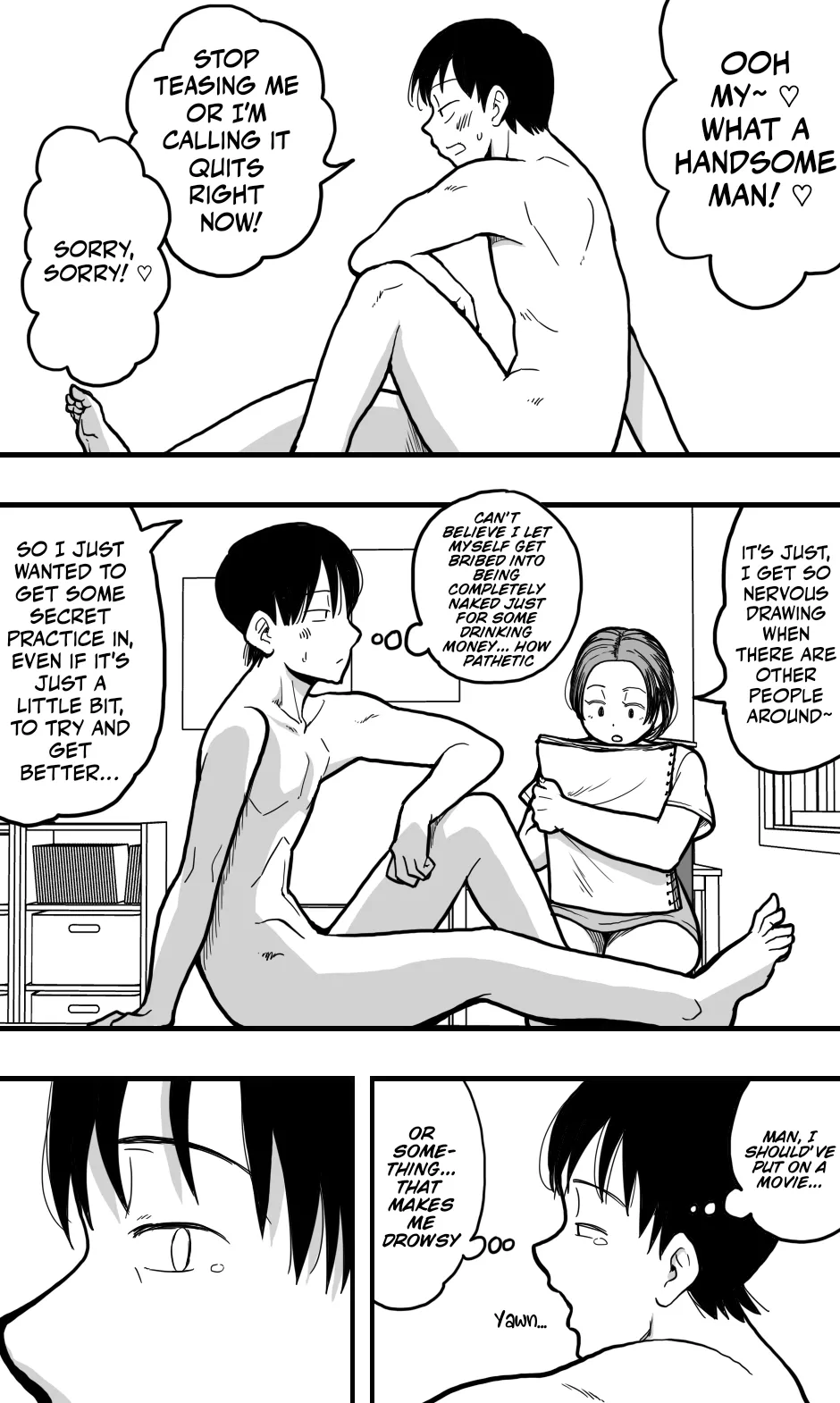 I was Acting as a Nude Model for My Mom, but then... I Caught a Glimpse of Her Panties, Got a Boner, and Well... - Page 4