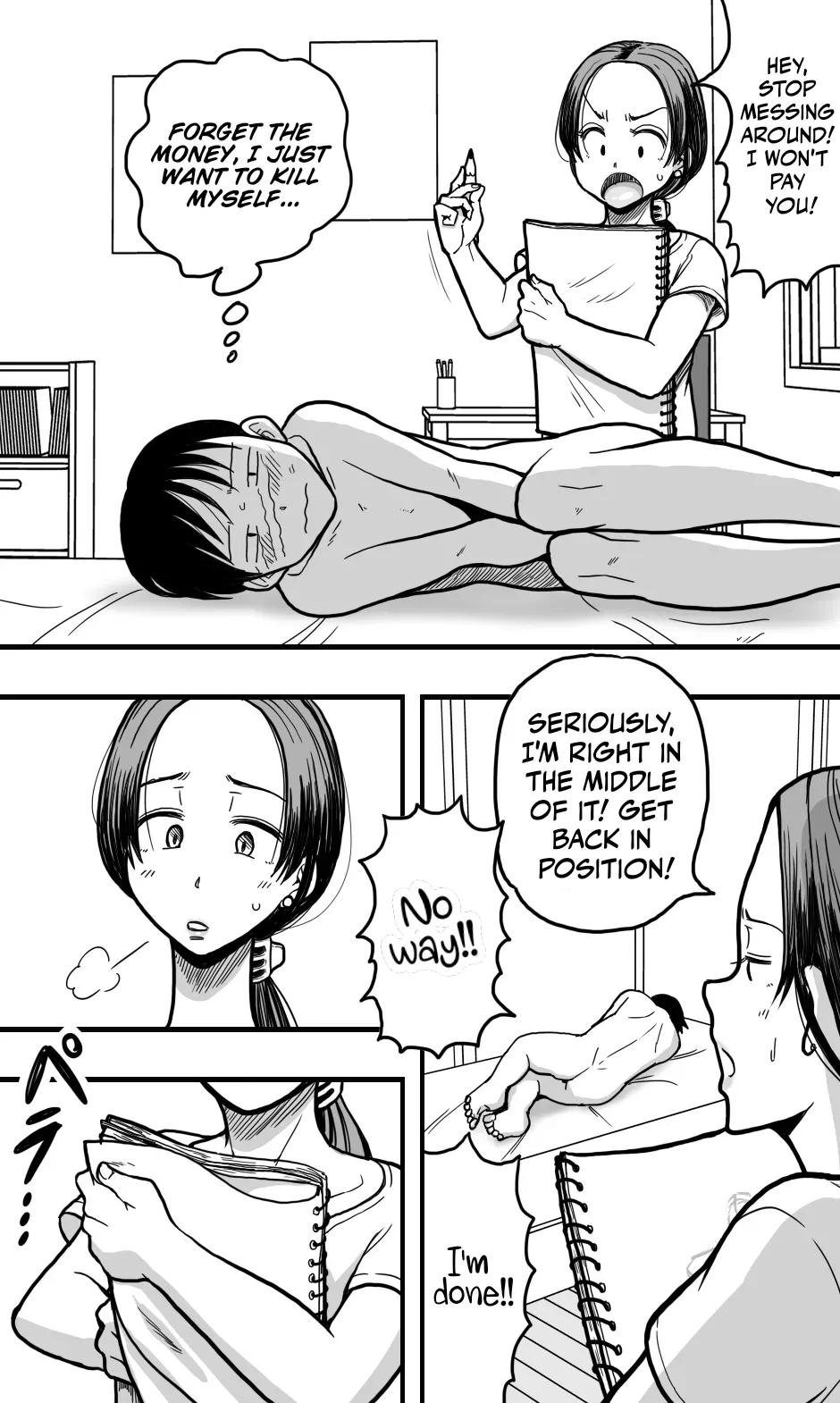I was Acting as a Nude Model for My Mom, but then... I Caught a Glimpse of Her Panties, Got a Boner, and Well... - Page 8
