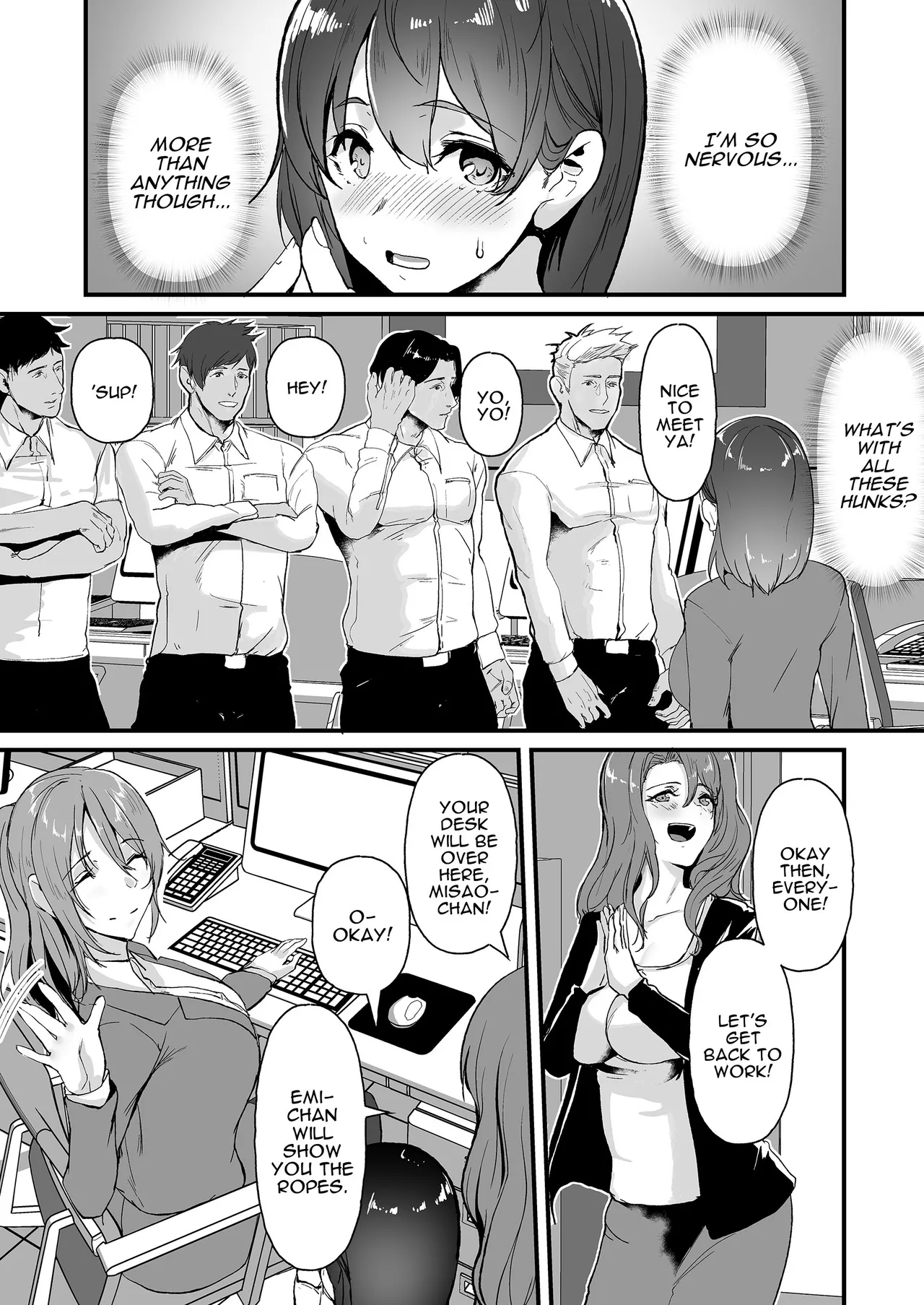 What Became of the New Recruit who Joined a Company Full of Sluts!! - Page 4