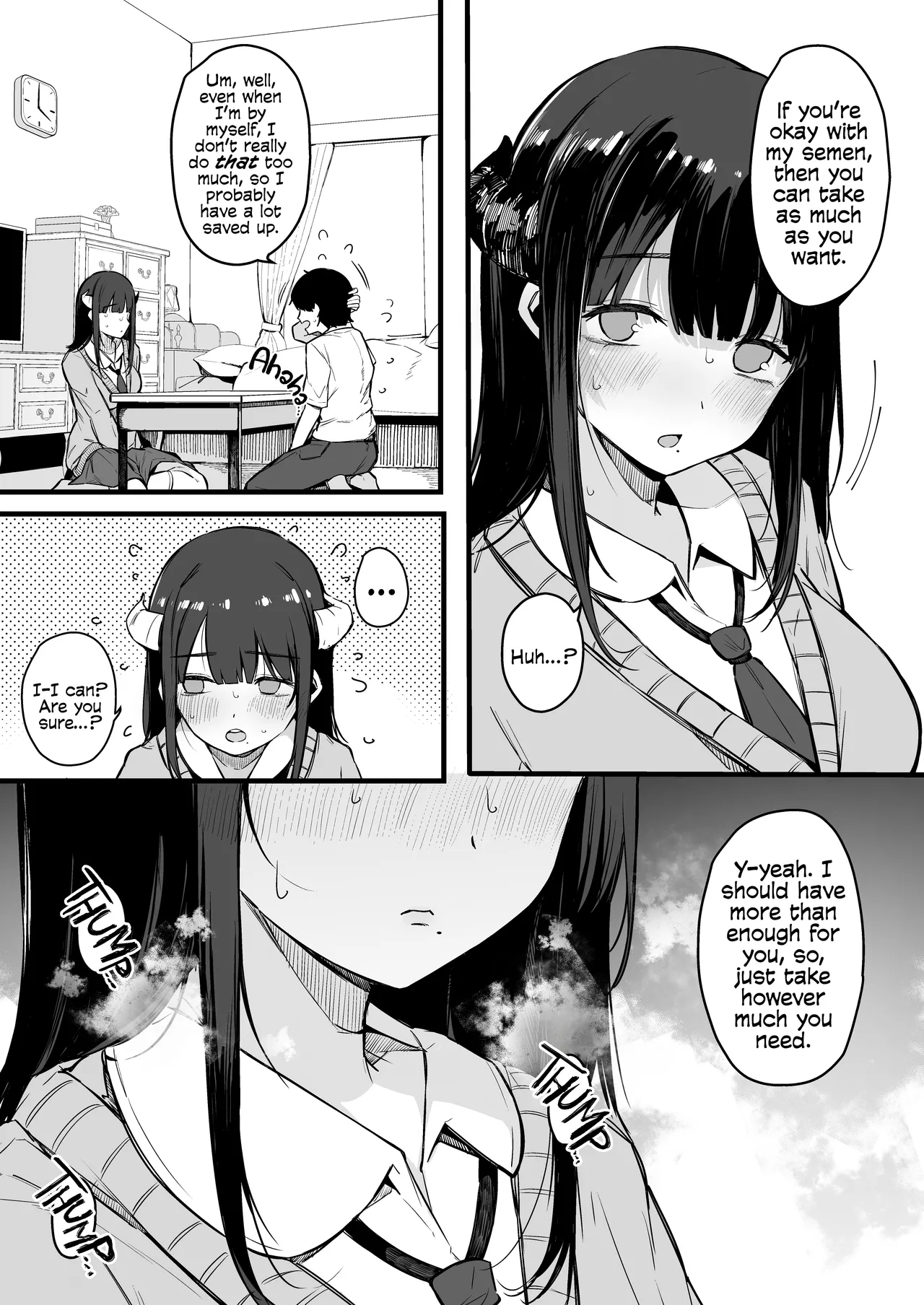 From That Day On, The Plain Looking Succubus Tried Her Hardest TO Drain My Cum - Page 11