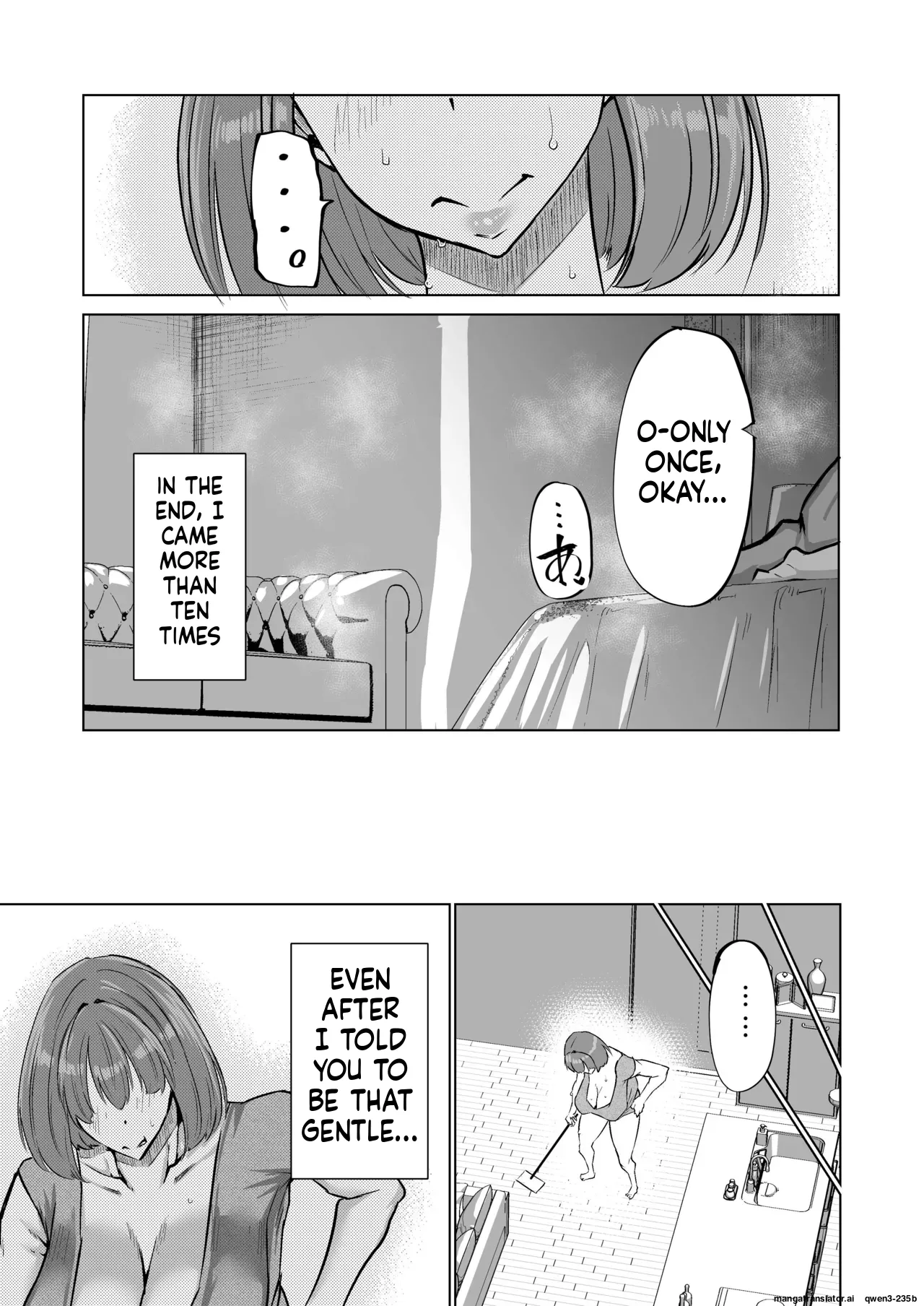 Won't you jerk off my son's cock? ~A mother whose masturbation-monkey son's sexual needs became way too much trouble asks her mom friend for handjob advice~ - Page 104