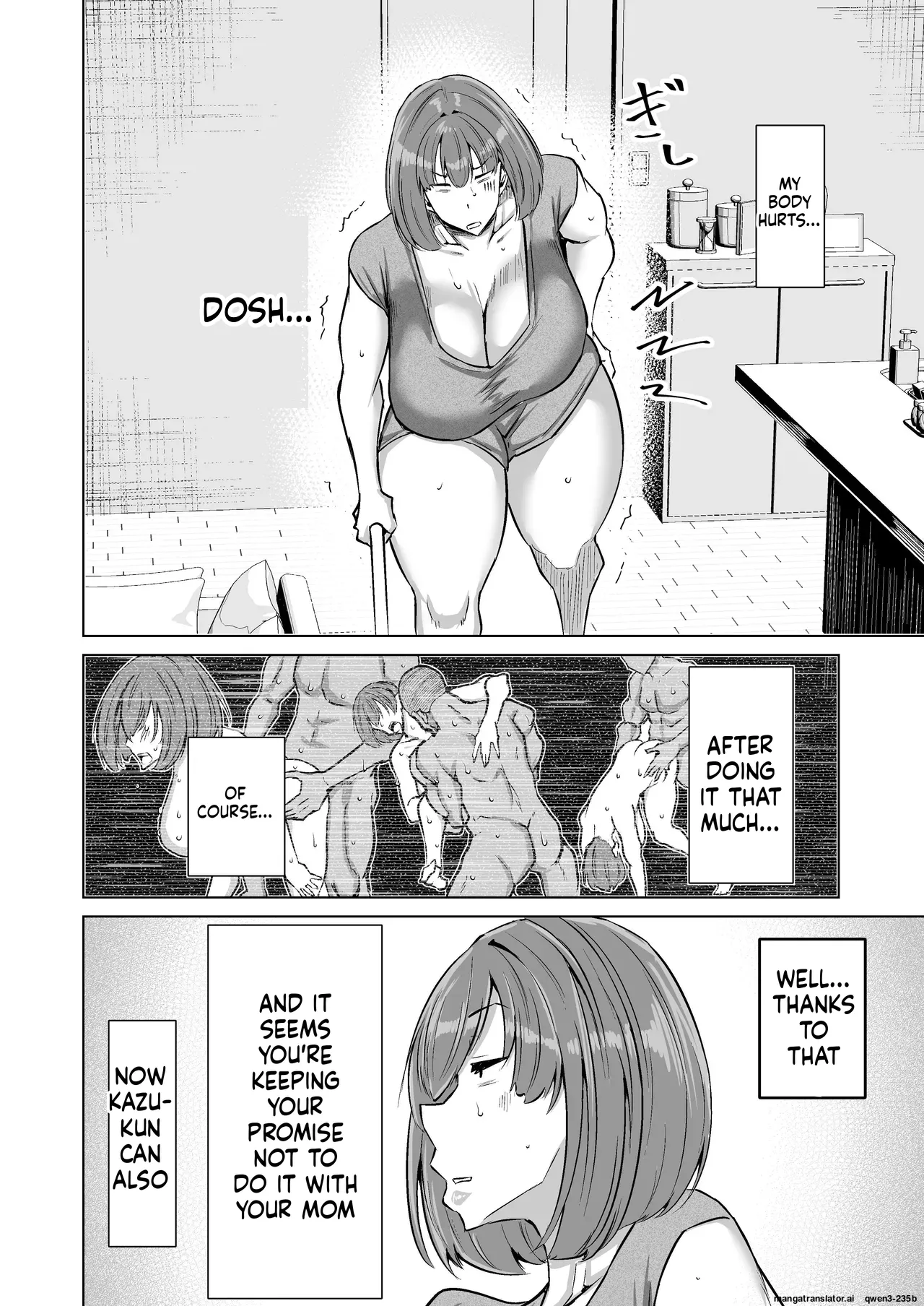 Won't you jerk off my son's cock? ~A mother whose masturbation-monkey son's sexual needs became way too much trouble asks her mom friend for handjob advice~ - Page 105