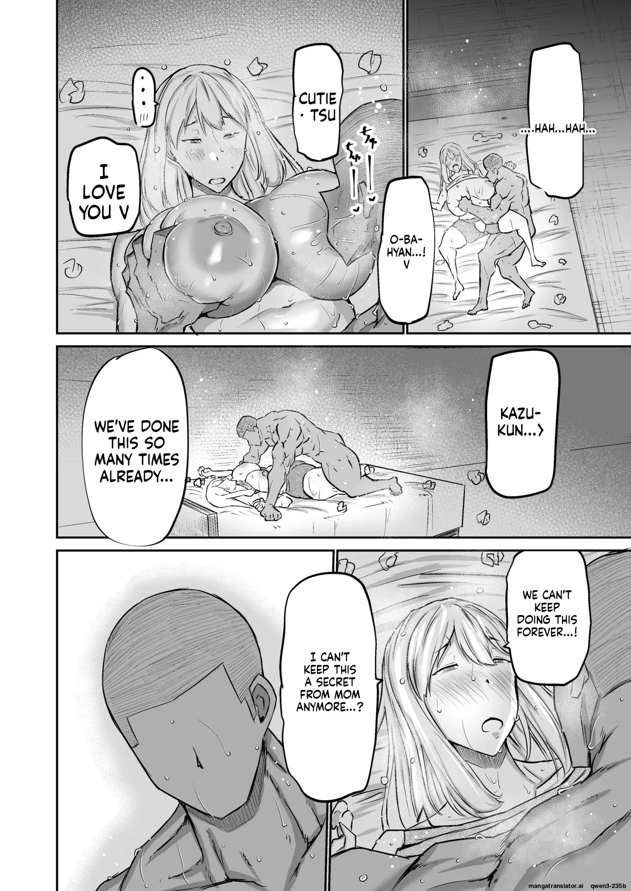 Won't you jerk off my son's cock? ~A mother whose masturbation-monkey son's sexual needs became way too much trouble asks her mom friend for handjob advice~ - Page 225