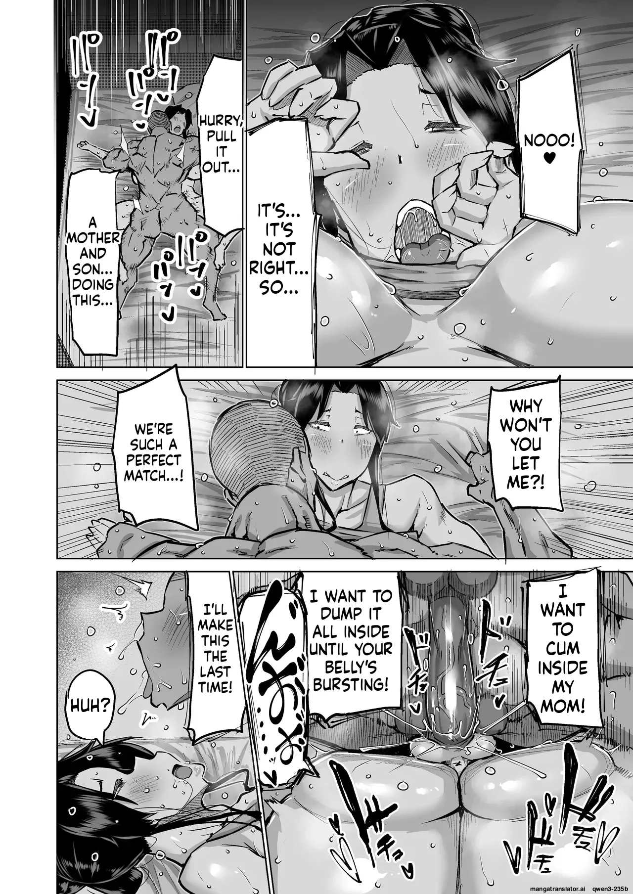 Won't you jerk off my son's cock? ~A mother whose masturbation-monkey son's sexual needs became way too much trouble asks her mom friend for handjob advice~ - Page 23