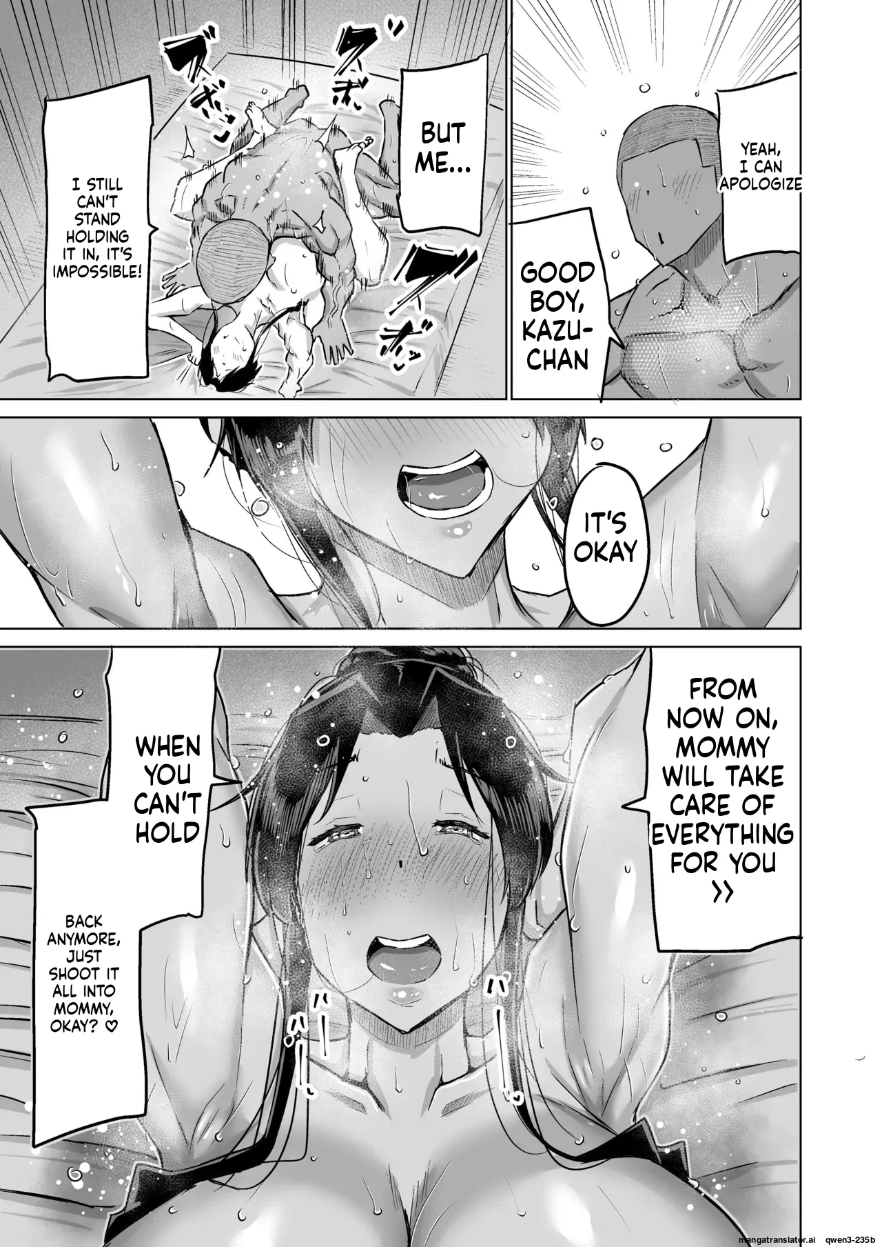 Won't you jerk off my son's cock? ~A mother whose masturbation-monkey son's sexual needs became way too much trouble asks her mom friend for handjob advice~ - Page 232