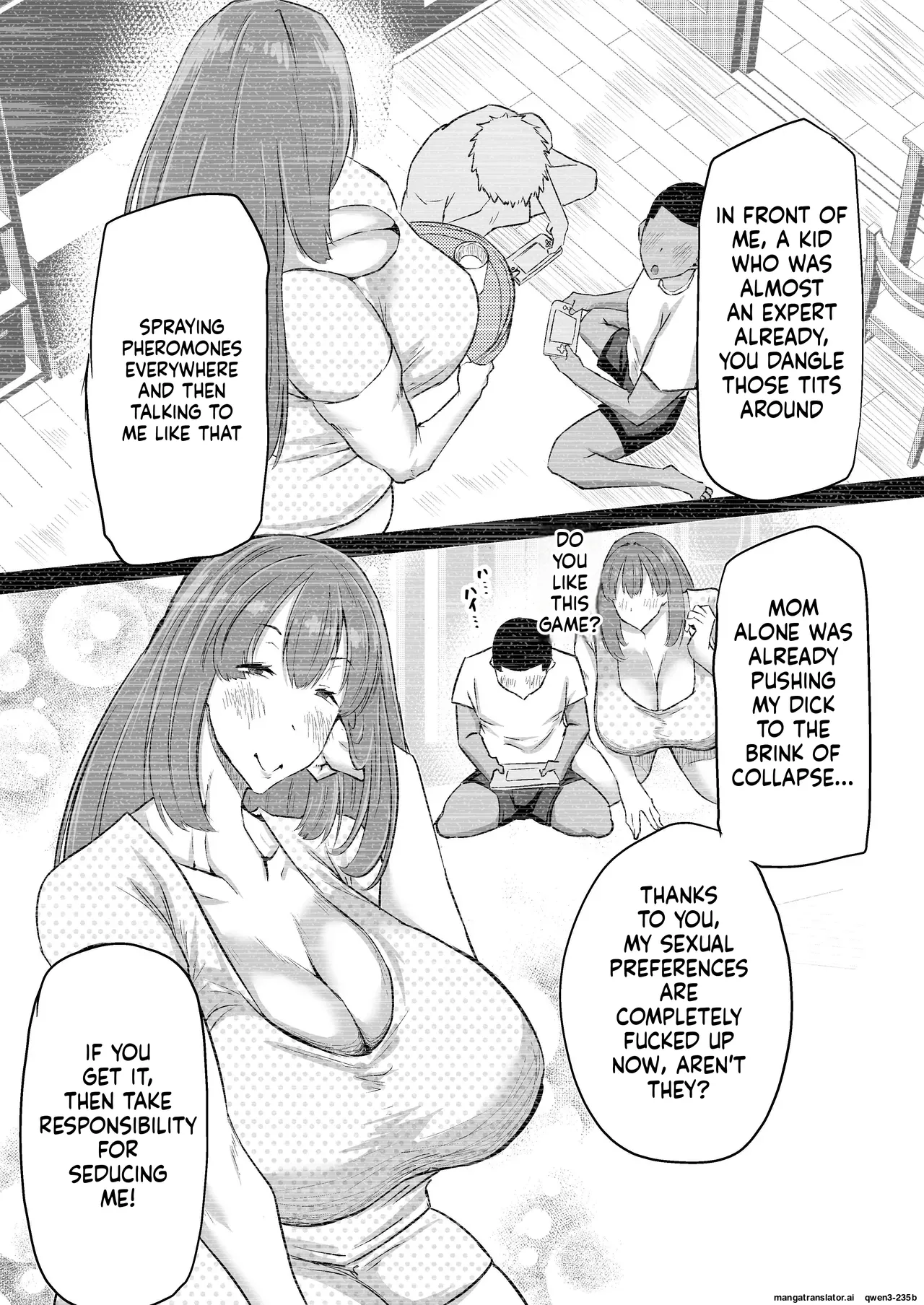 Won't you jerk off my son's cock? ~A mother whose masturbation-monkey son's sexual needs became way too much trouble asks her mom friend for handjob advice~ - Page 55