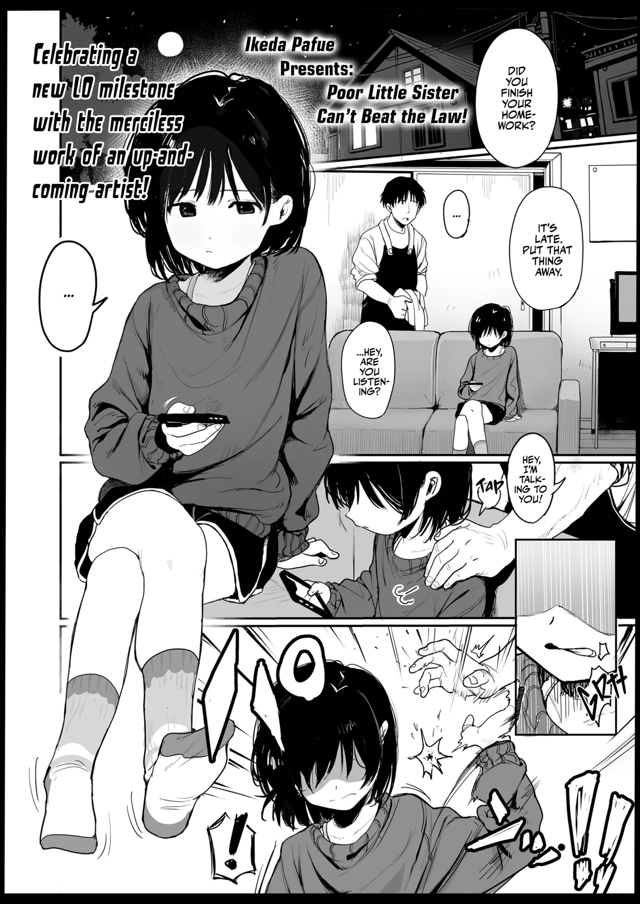 Poor Little Sister Can't Beat the Law! - Page 1